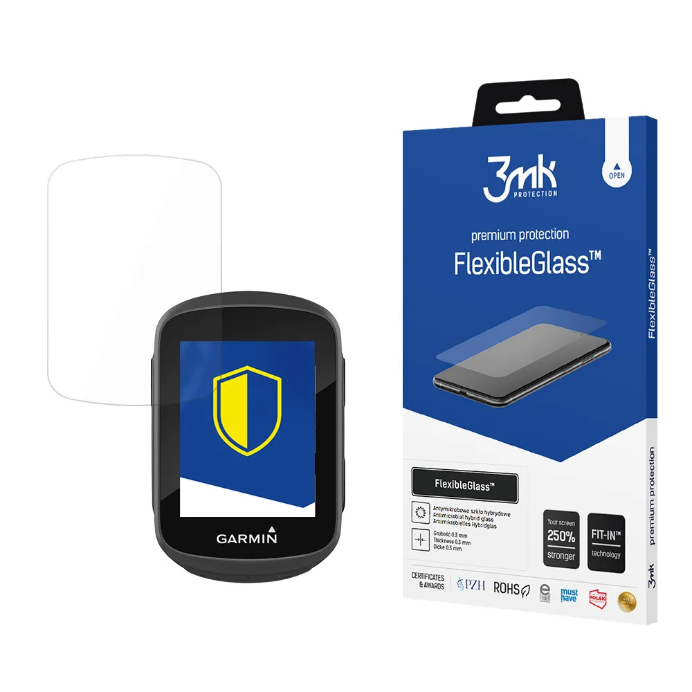 Verre hybride incassable sur Garmin Edge 130 - 3mk FlexibleGlass™