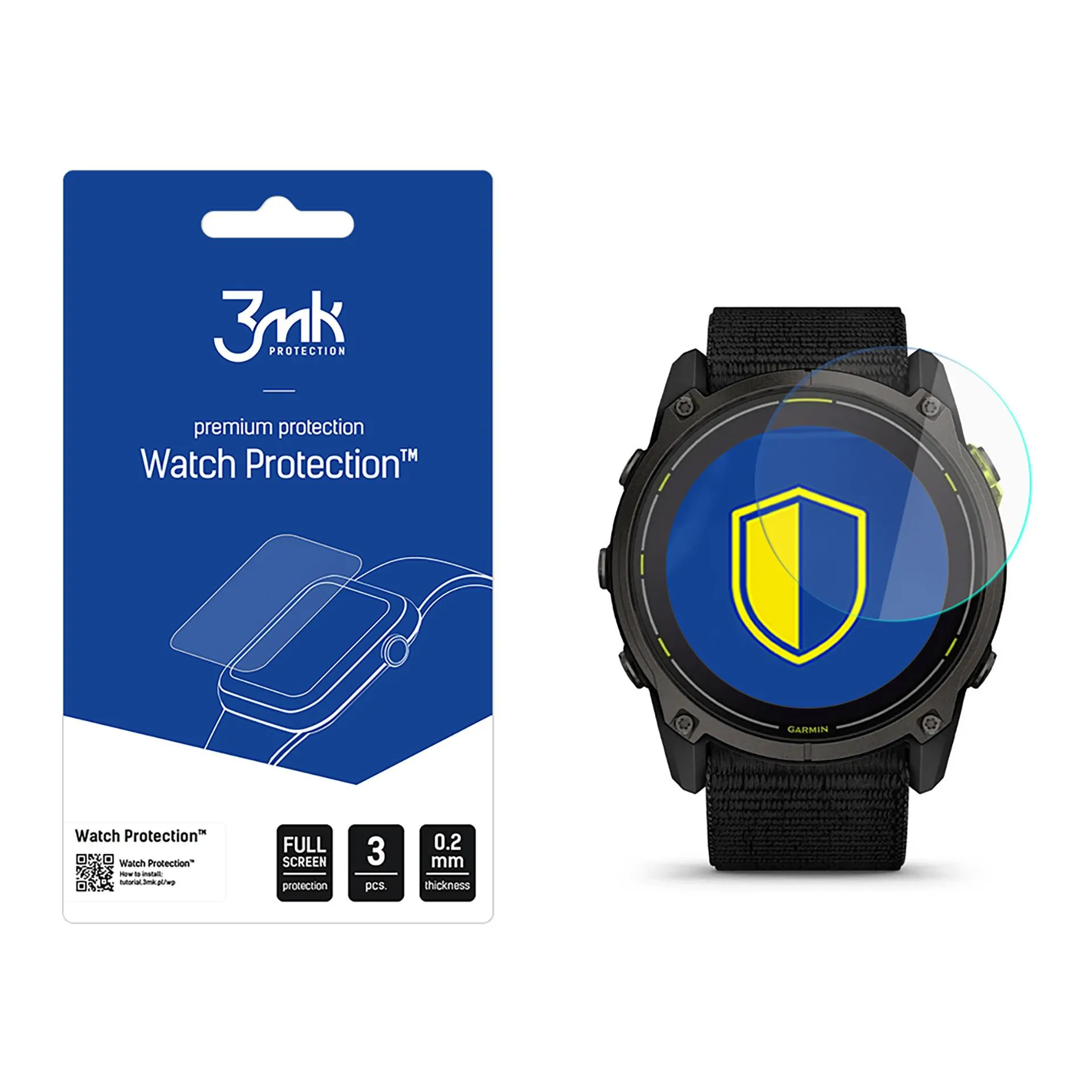 Verre de protection pour montre connectée Garmin Enduro 3 - 3mk Watch Protection