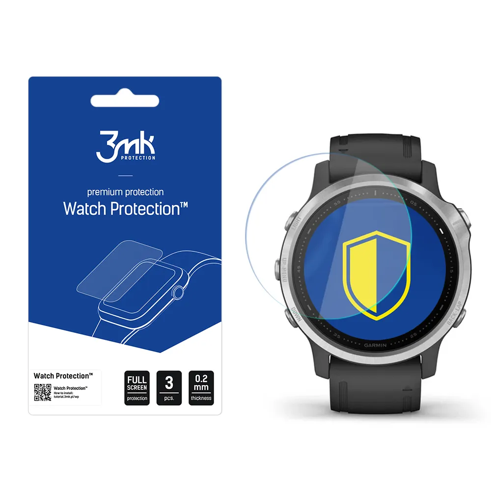 Verre de protection pour montre connectée Garmin Fenix 6s - 3mk Watch Protection