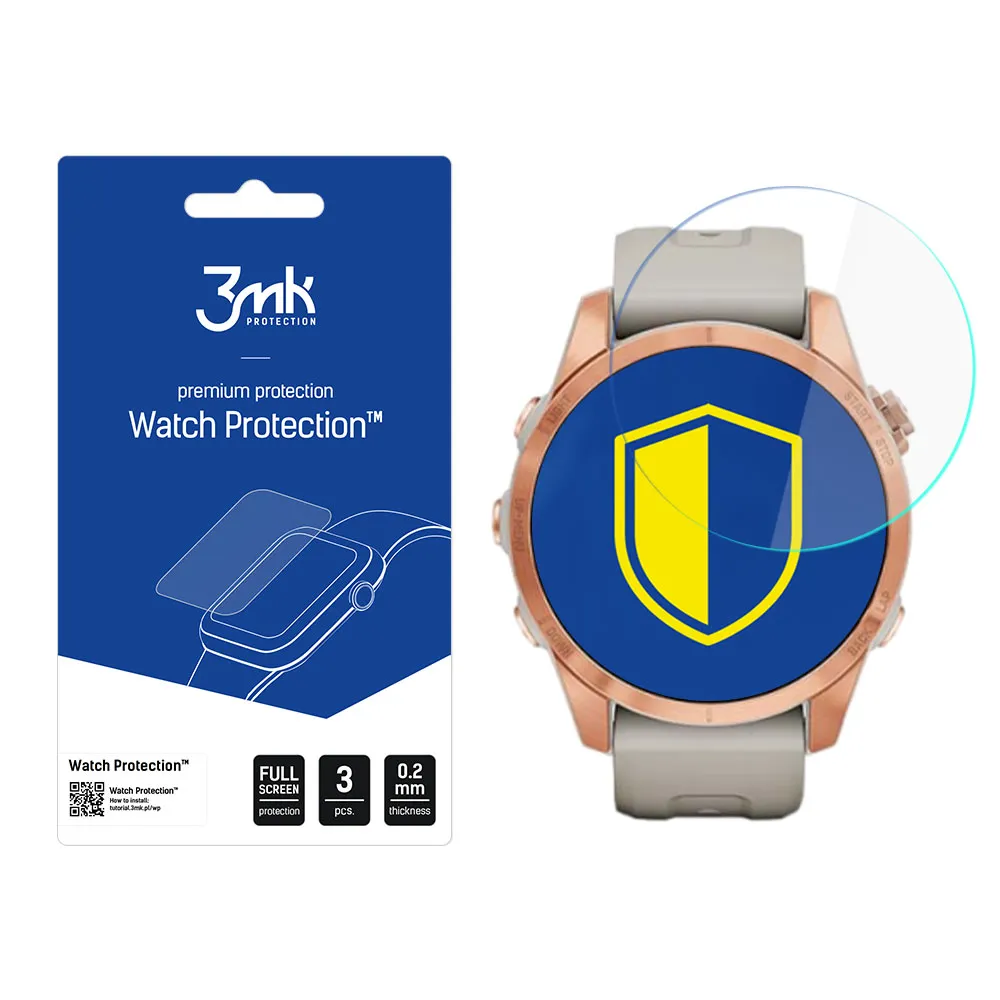 Verre de protection pour montre connectée Garmin Fenix 7s - 3mk Watch Protection