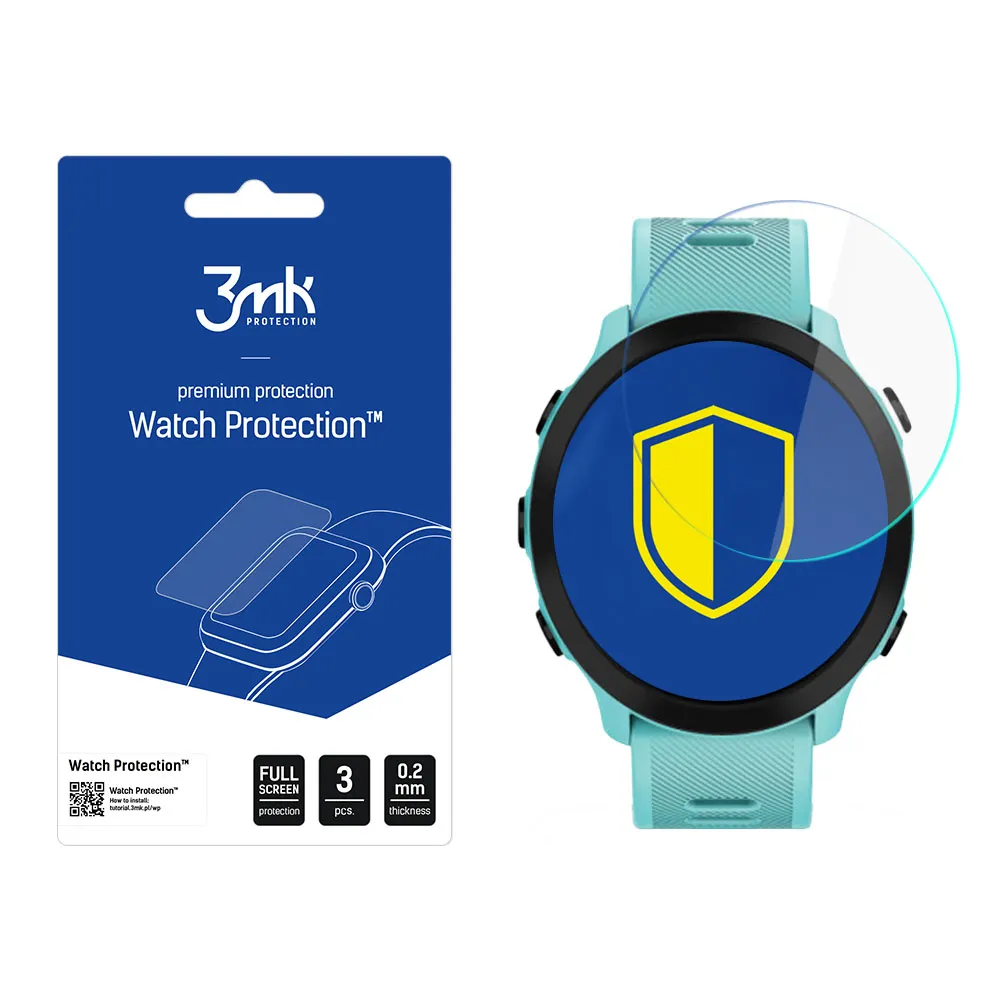 Verre de protection pour montre connectée Garmin Forerunner 55 - 3mk Watch Protection