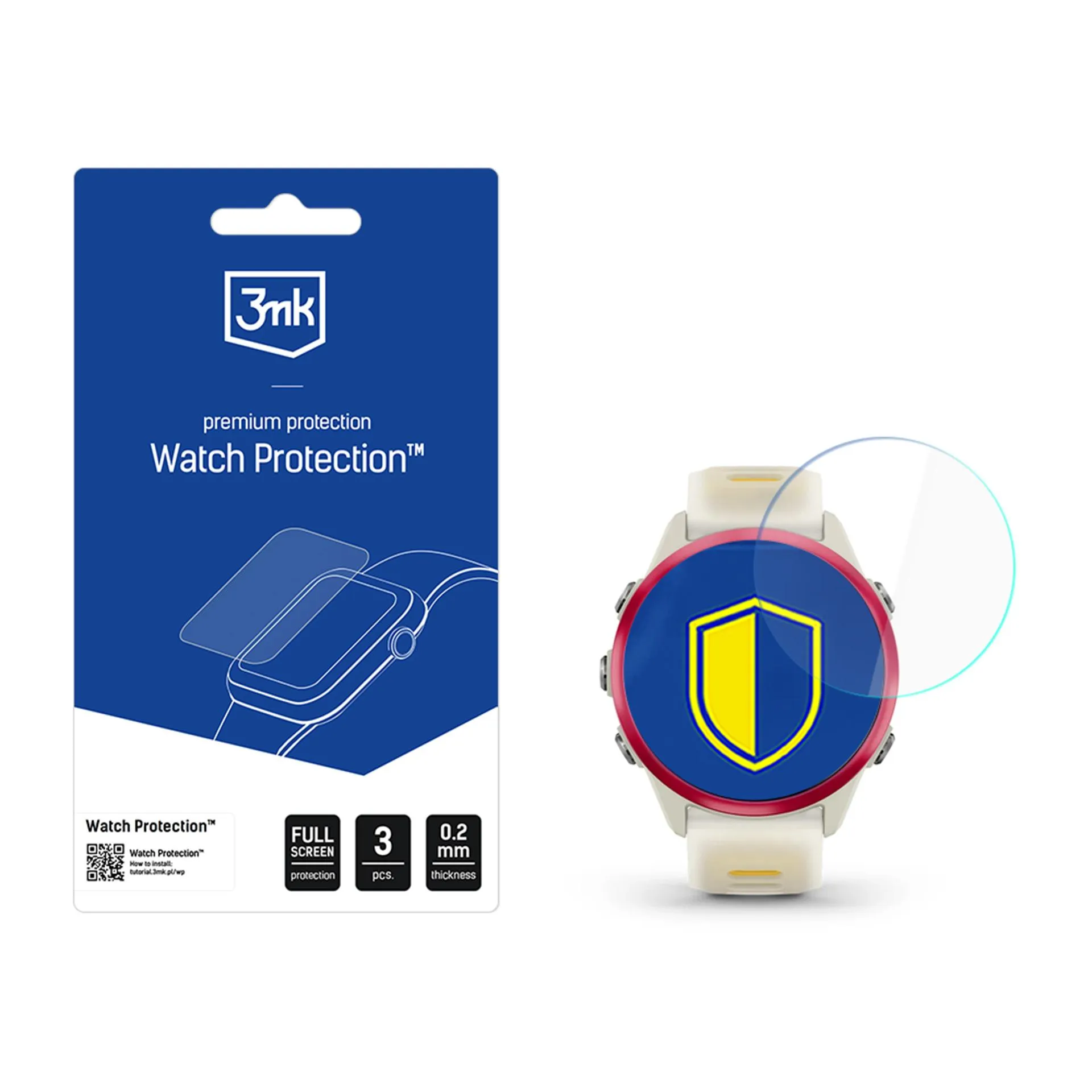 Film de protection pour montre connectée Garmin Forerunner 570 (42mm) - 3mk Watch Protection