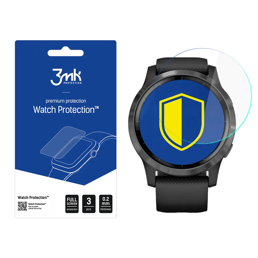 Film de protection pour montre connectée Garmin Vivoactive 4 - 3mk Watch Protection