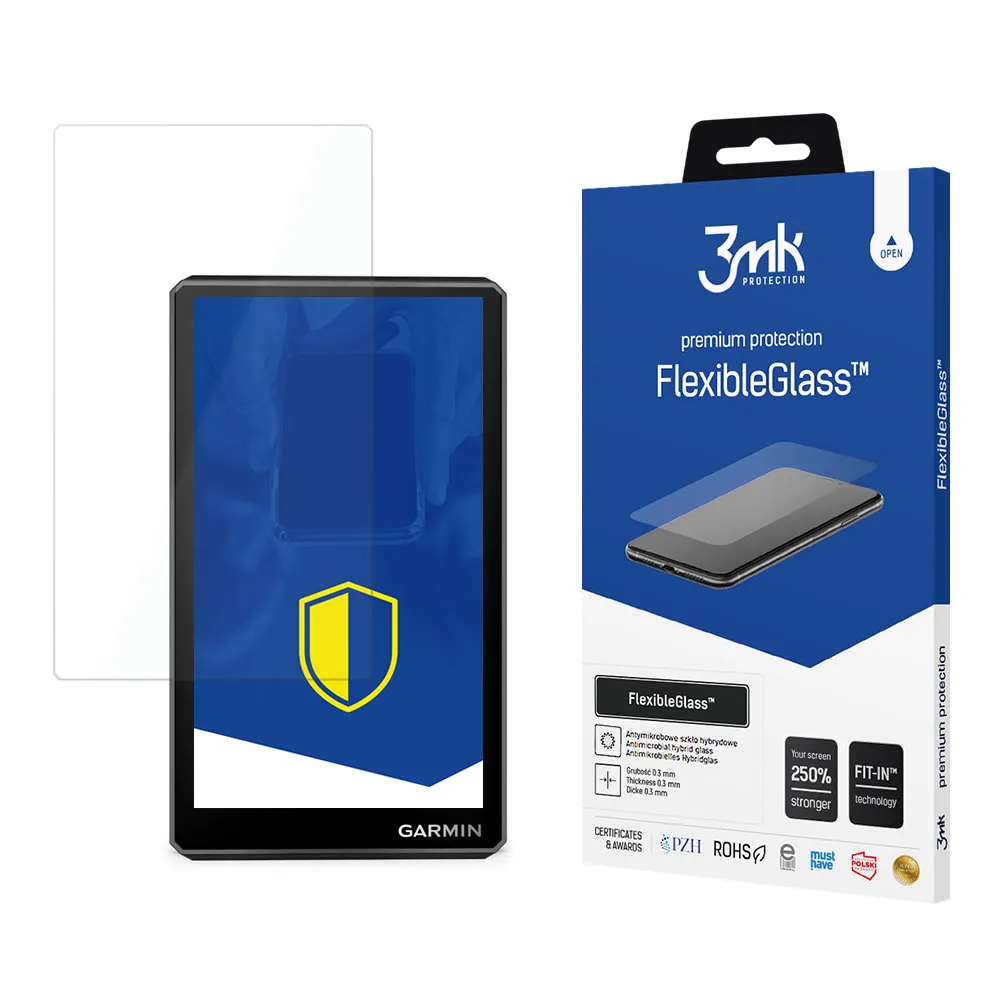 Verre hybride incassable sur Garmin Zumo XT2 - 3mk FlexibleGlass™