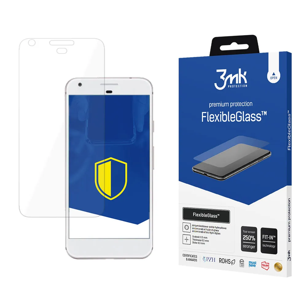 Verre hybride incassable sur Google Pixel - 3mk FlexibleGlass™
