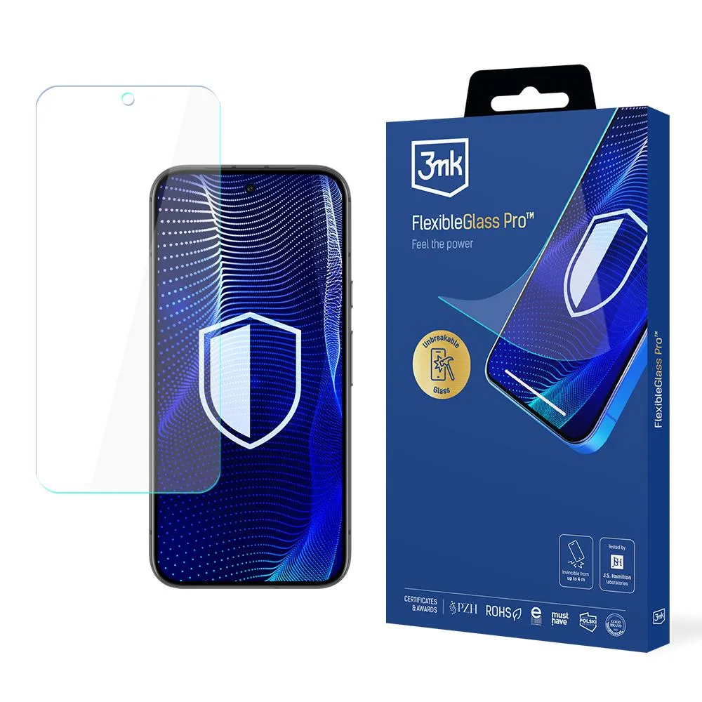 Verre incassable pour Google Pixel 8A 5G - 3mk FlexibleGlass Pro
