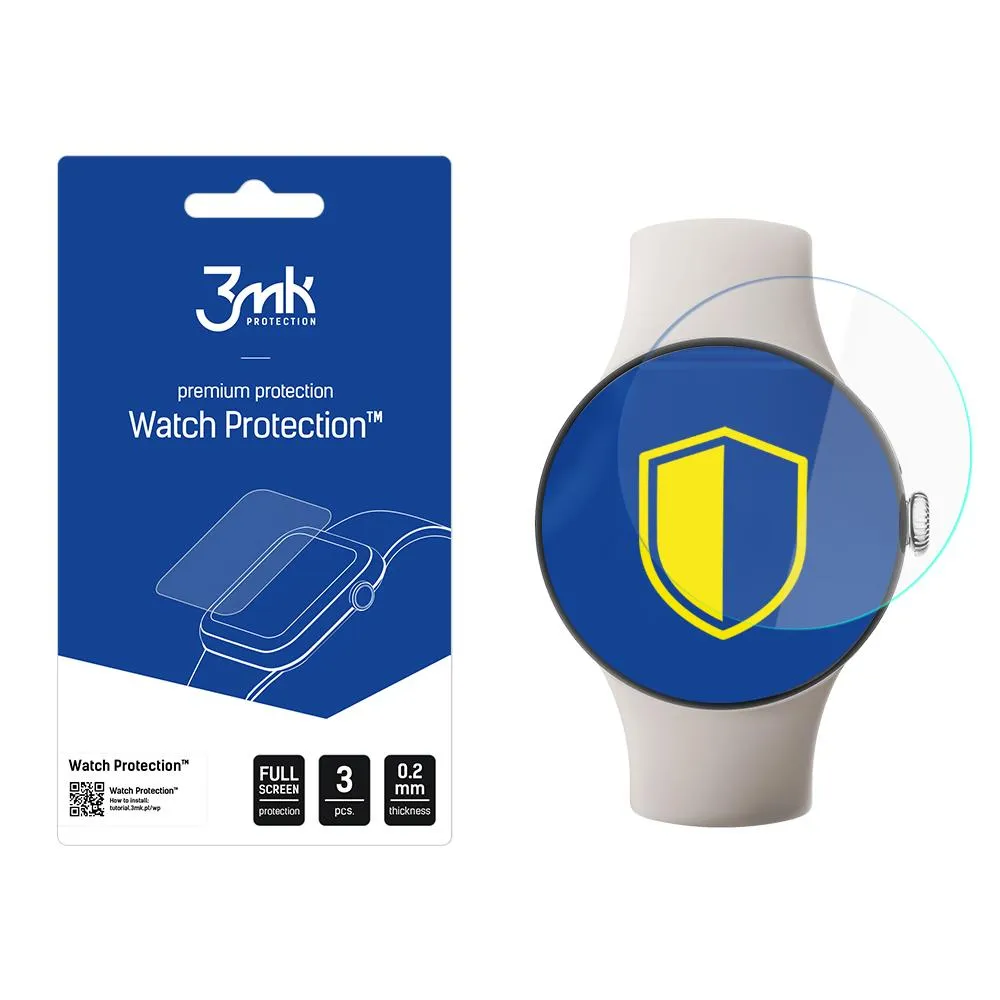 Film de protection pour montre connectée Google Pixel Watch 3 - 3mk Watch Protection