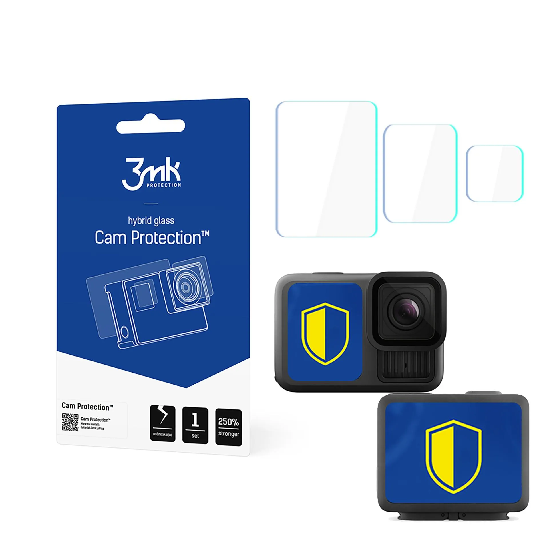 Verre de protection pour GoPro Hero 13 - 3mk Cam Protection