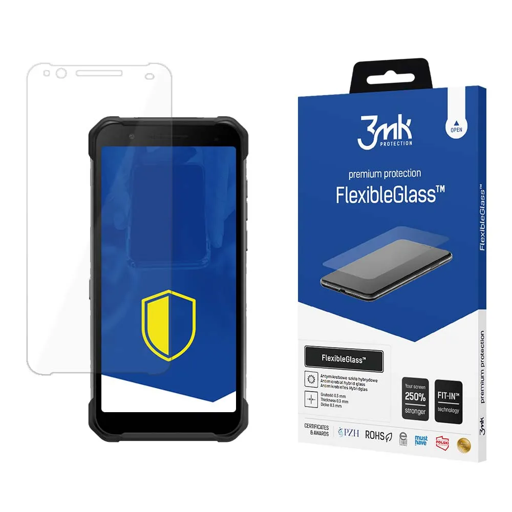 Verre hybride incassable sur Hammer Construction - 3mk FlexibleGlass™