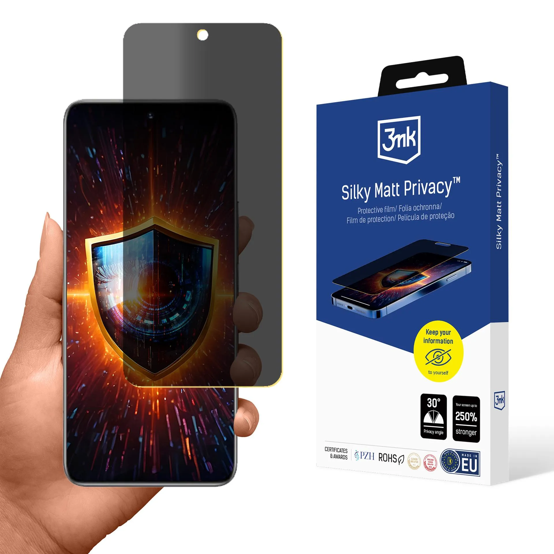 Film anti-espion pour Honor 200 - 3mk Silky Matt Privacy