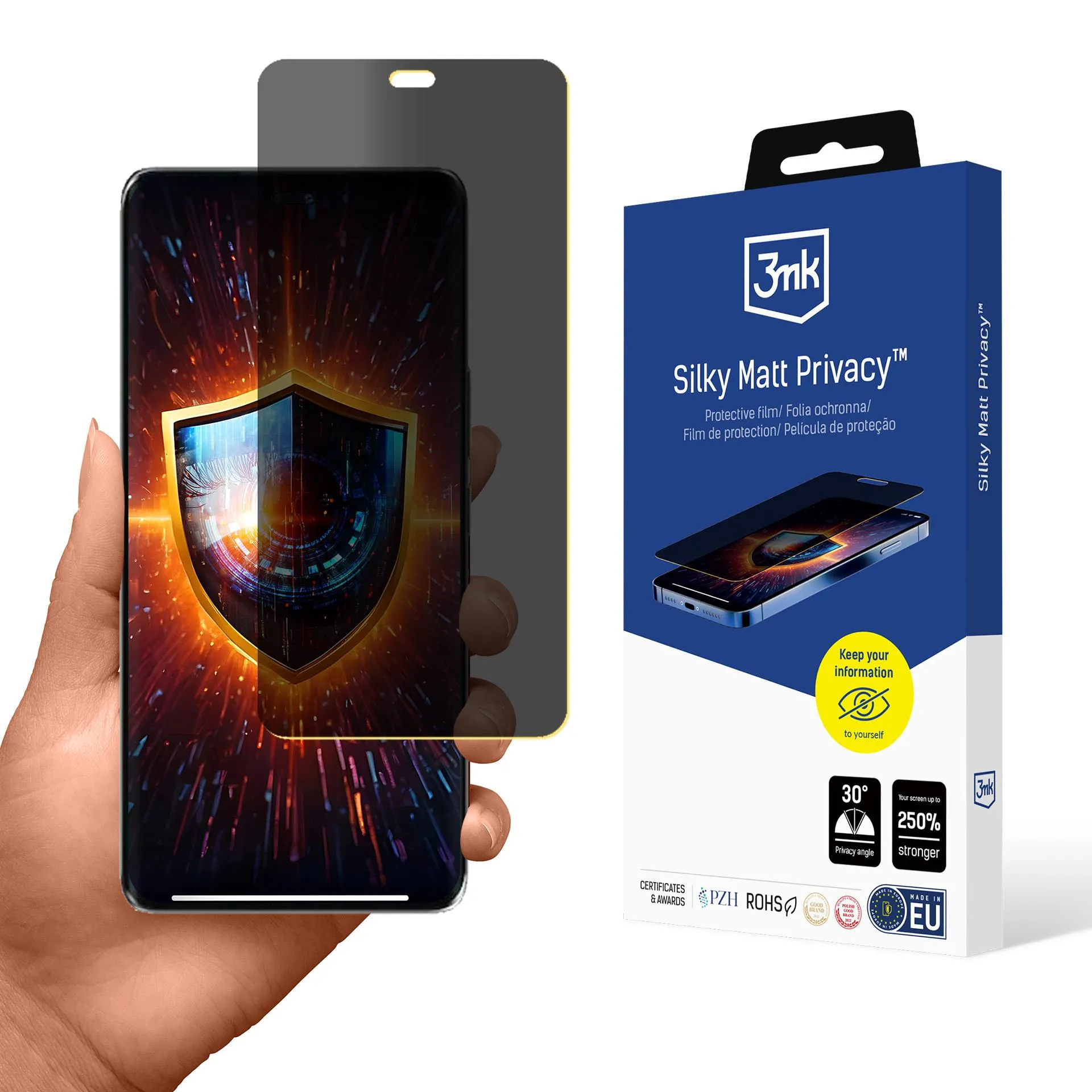 Film anti-espion pour Honor Magic7 Lite - 3mk Silky Matt Privacy