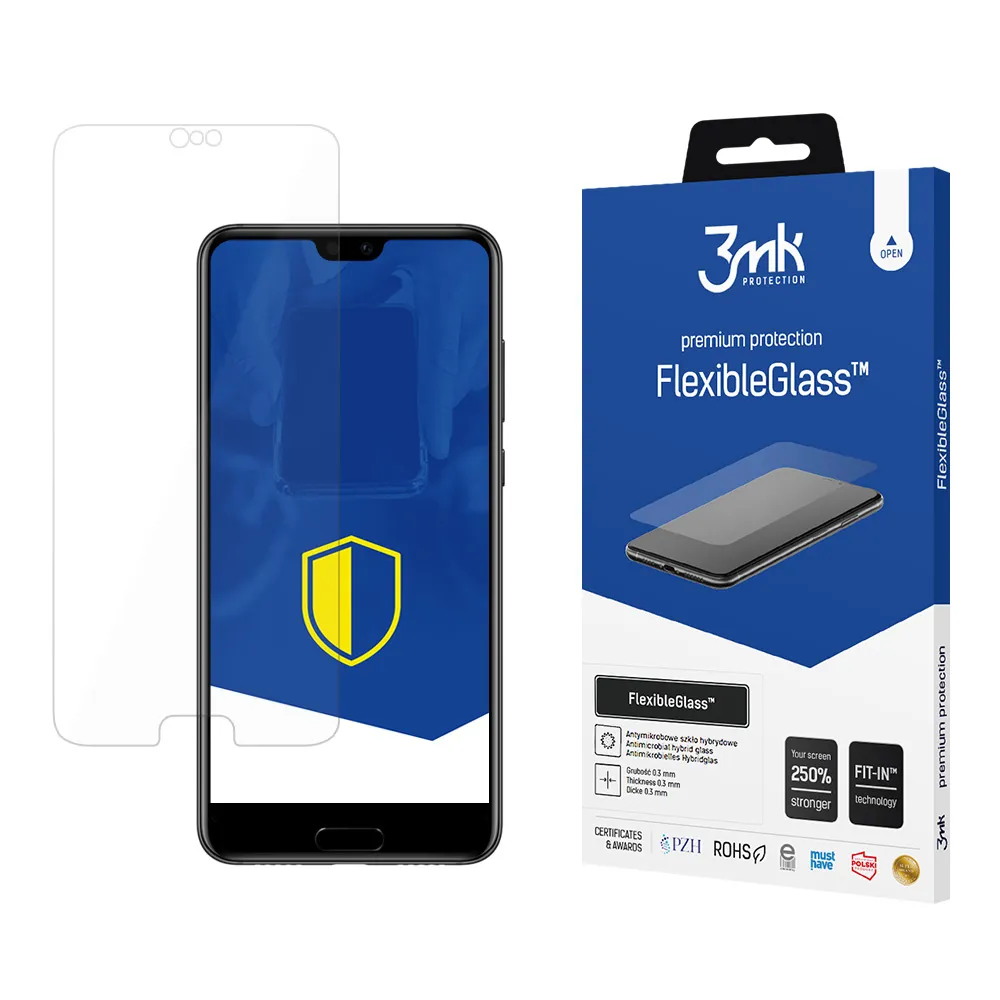 Verre hybride incassable sur Huawei P20 Pro - 3mk FlexibleGlass™