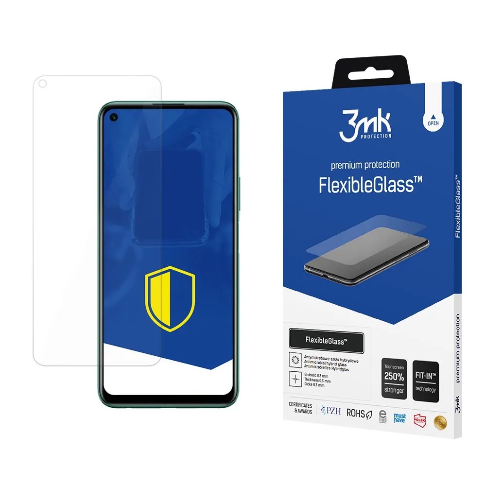Verre hybride incassable sur Huawei P40 Lite 5G - 3mk FlexibleGlass™