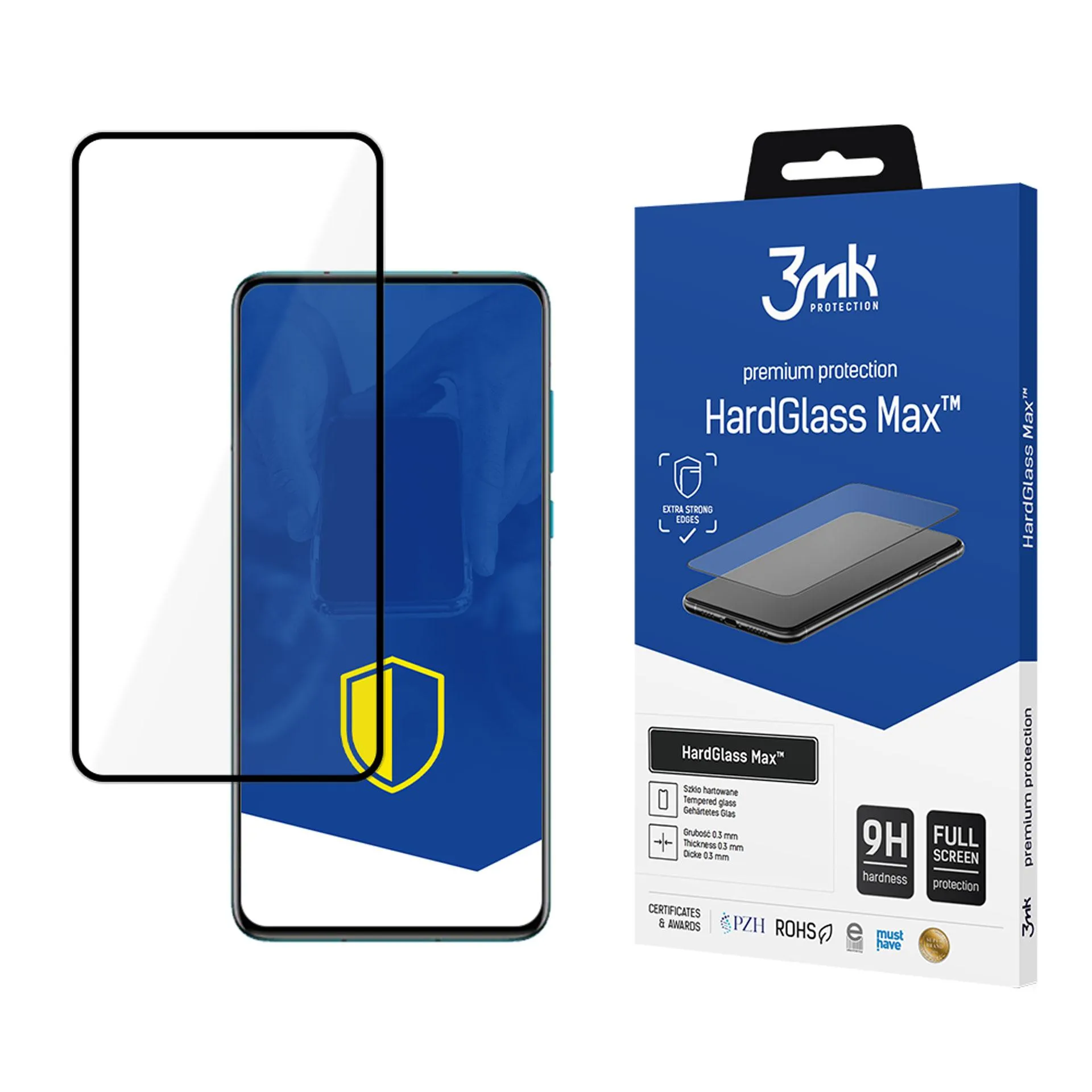 Verre trempé renforcé pour Huawei P40 Pro + 5G - 3mk HardGlass Max