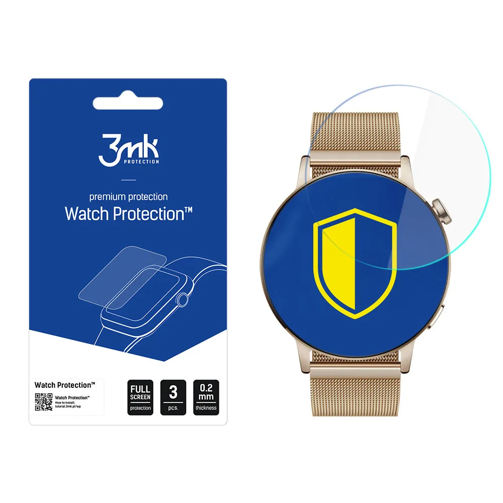 Film de protection pour montre connectée Huawei Watch GT 3 42mm - 3mk Watch Protection