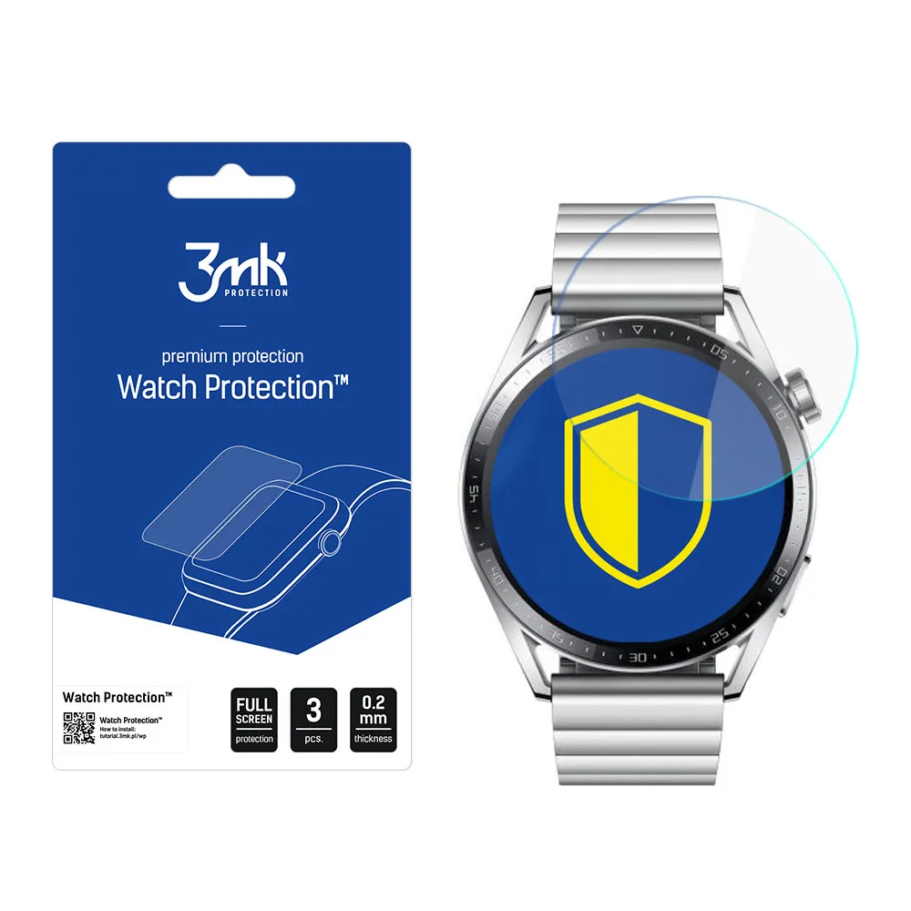 Film de protection pour montre connectée Huawei Watch GT 3 46mm - 3mk Watch Protection