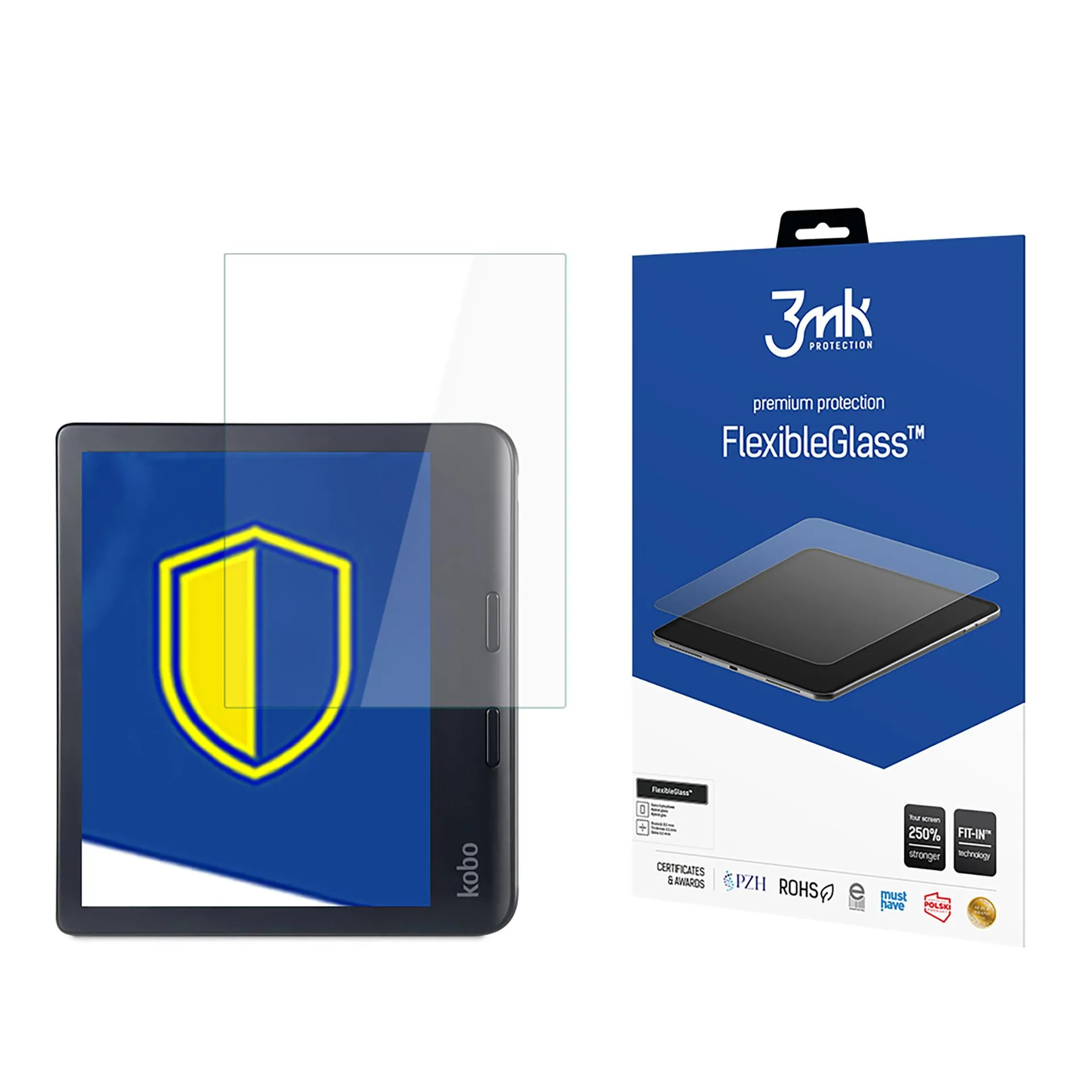 Verre hybride incassable pour KOBO Libra Colour - 3mk FlexibleGlass