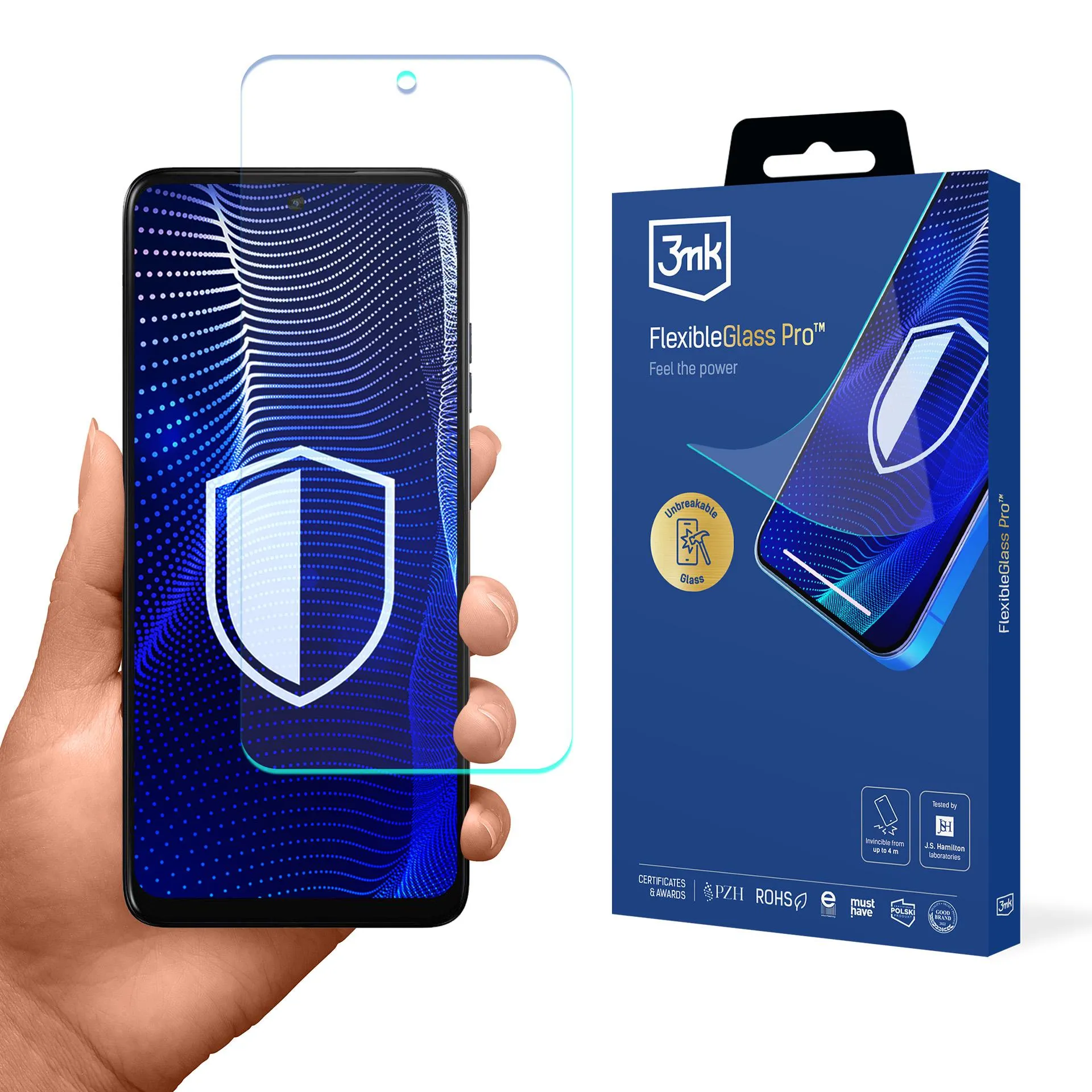 Verre incassable pour Motorola Moto E15 - 3mk FlexibleGlass Pro