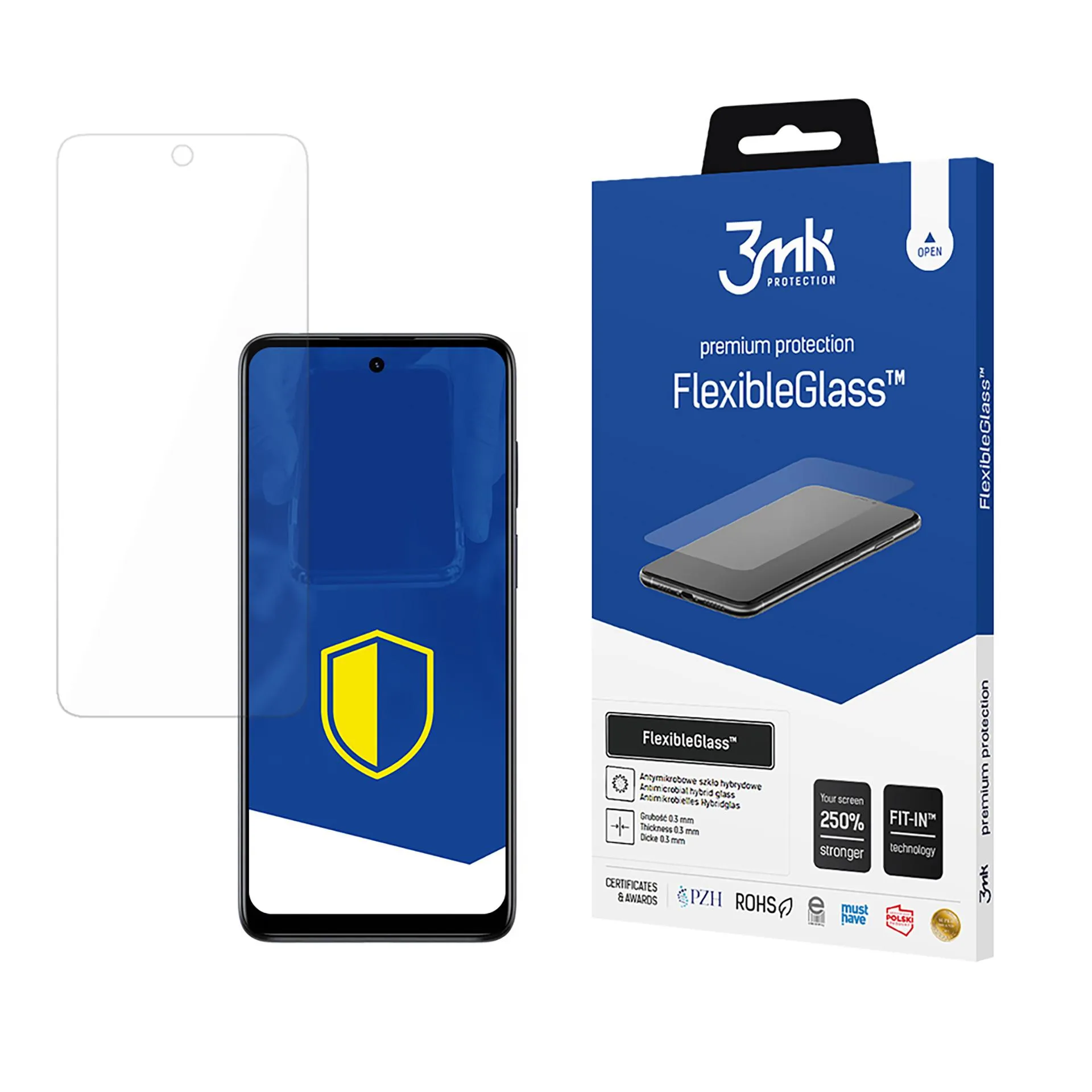 Verre hybride incassable sur Motorola Moto E32/E32s - 3mk FlexibleGlass™