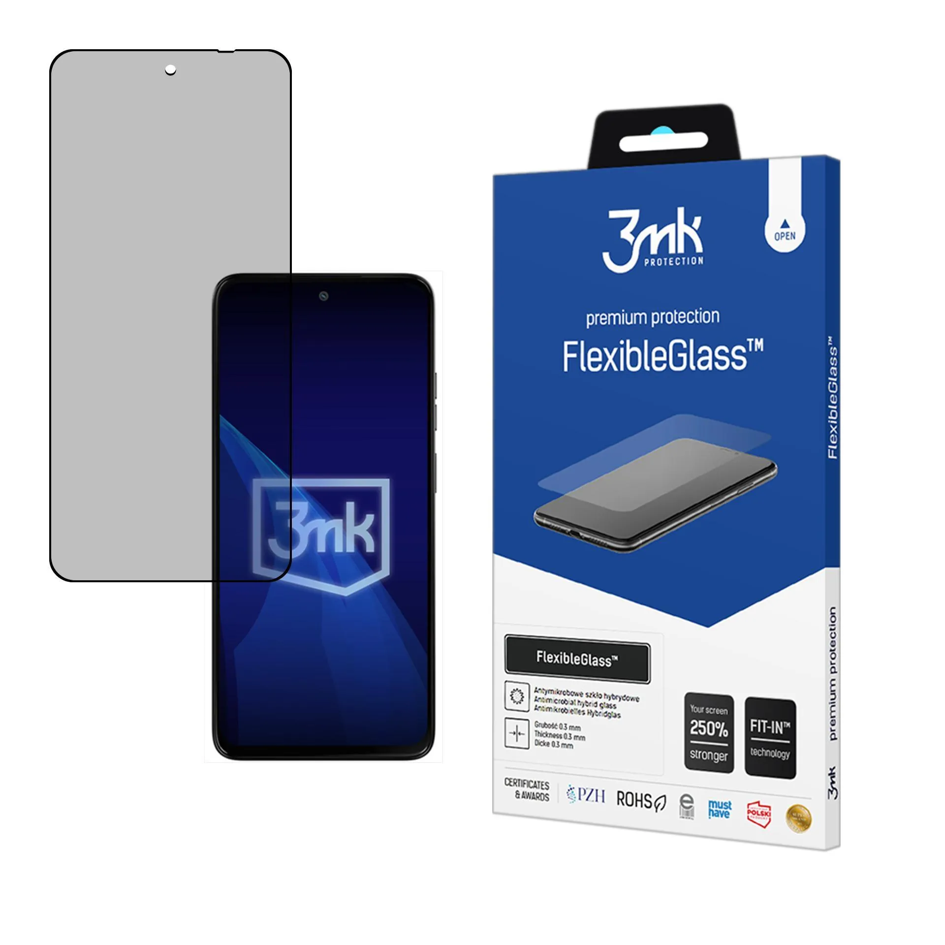 Verre hybride anti-casse pour Motorola Moto G05 - 3mk FlexibleGlass™