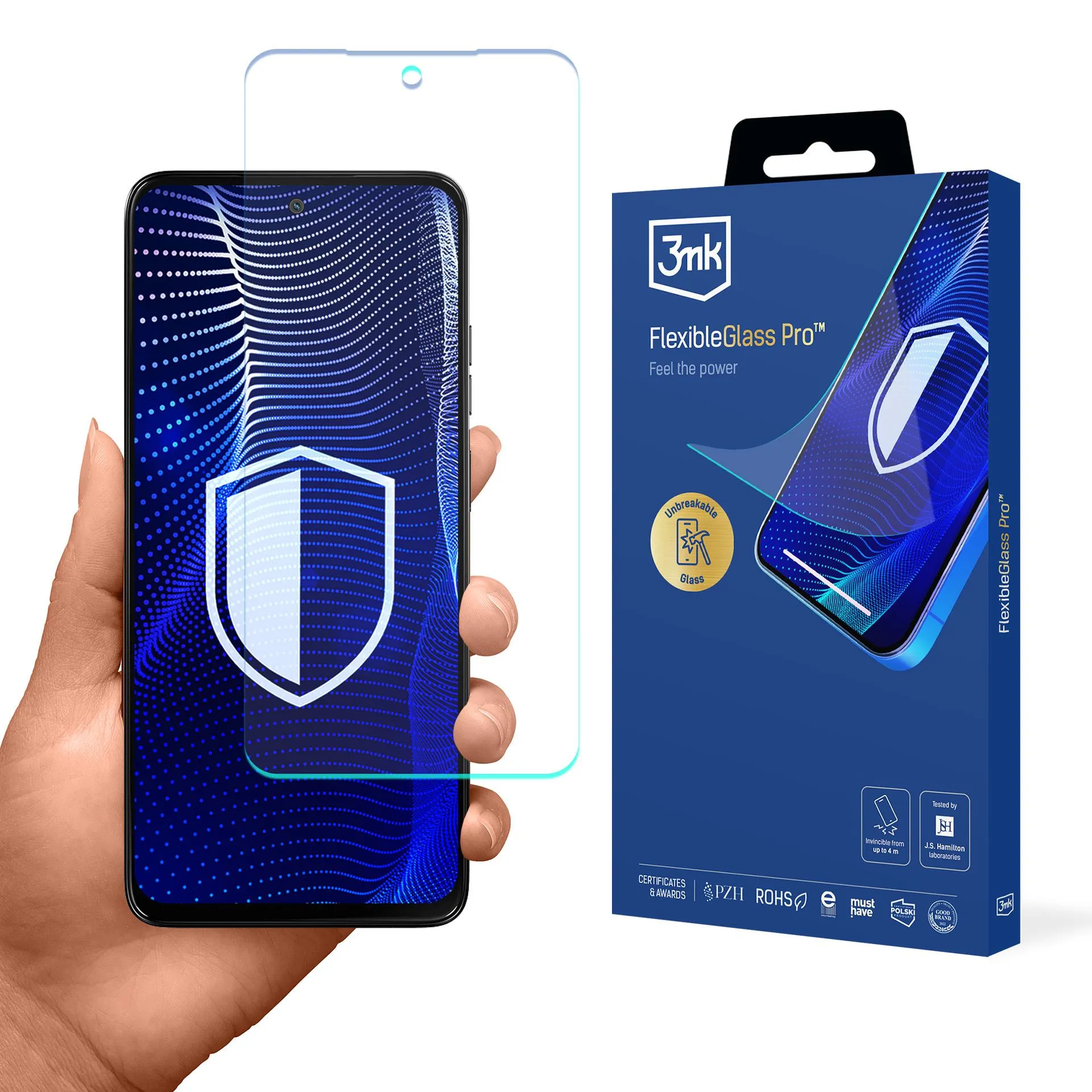 Verre incassable pour Motorola Moto G15 / G15 Power - 3mk FlexibleGlass Pro