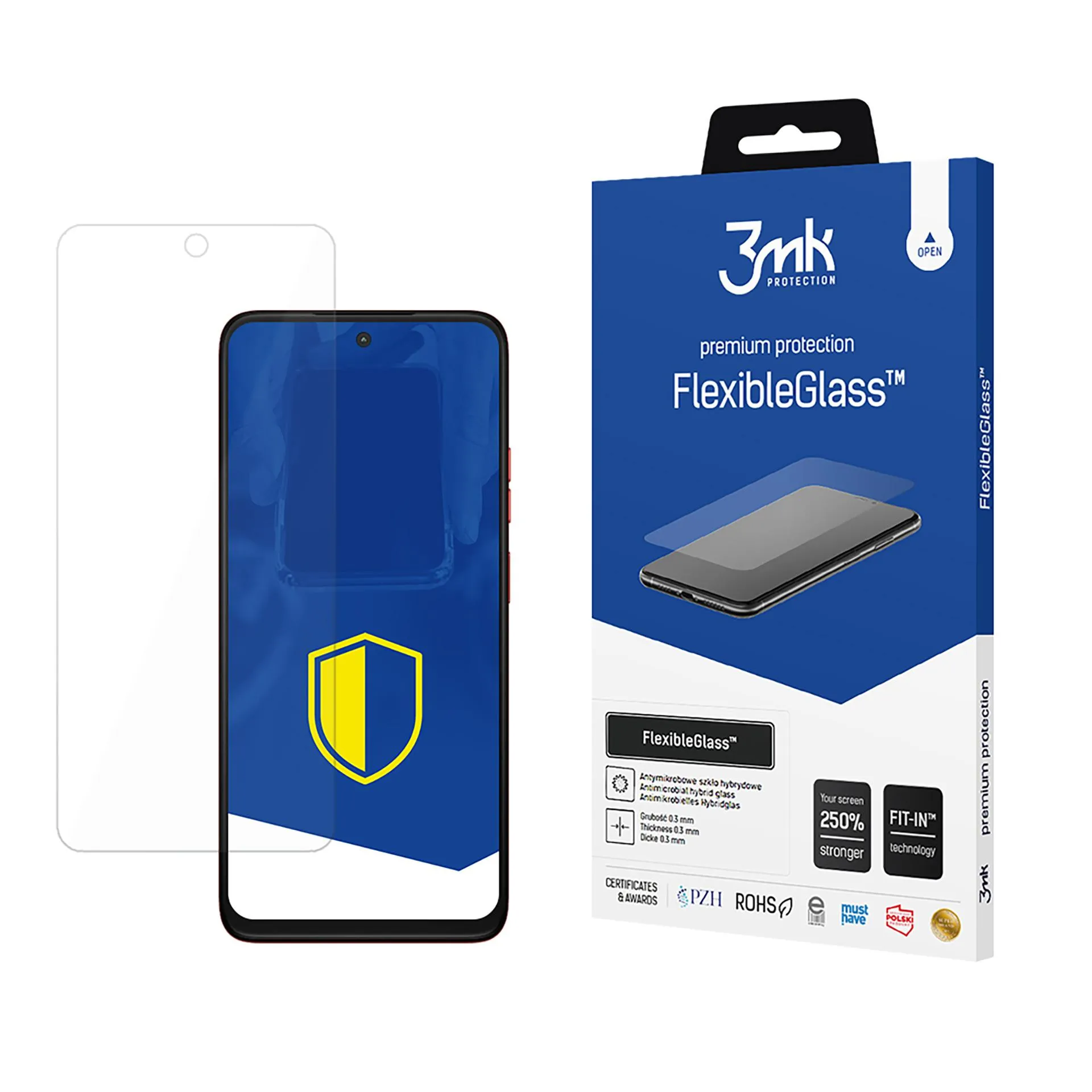 Verre hybride anti-casse pour Motorola Moto G35 5G - 3mk FlexibleGlass™
