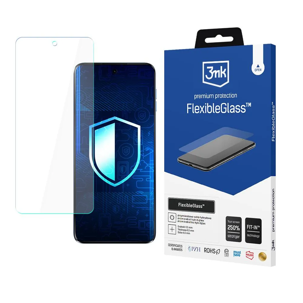 Verre hybride incassable sur Motorola Moto G54/Power Edition - 3mk FlexibleGlass™