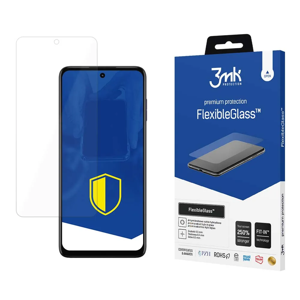 Verre hybride incassable sur Motorola Moto G73 5G - 3mk FlexibleGlass™