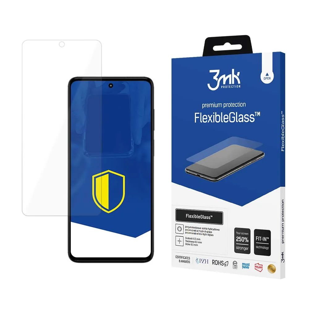 Verre hybride incassable sur Motorola Moto G82 5G - 3mk FlexibleGlass™