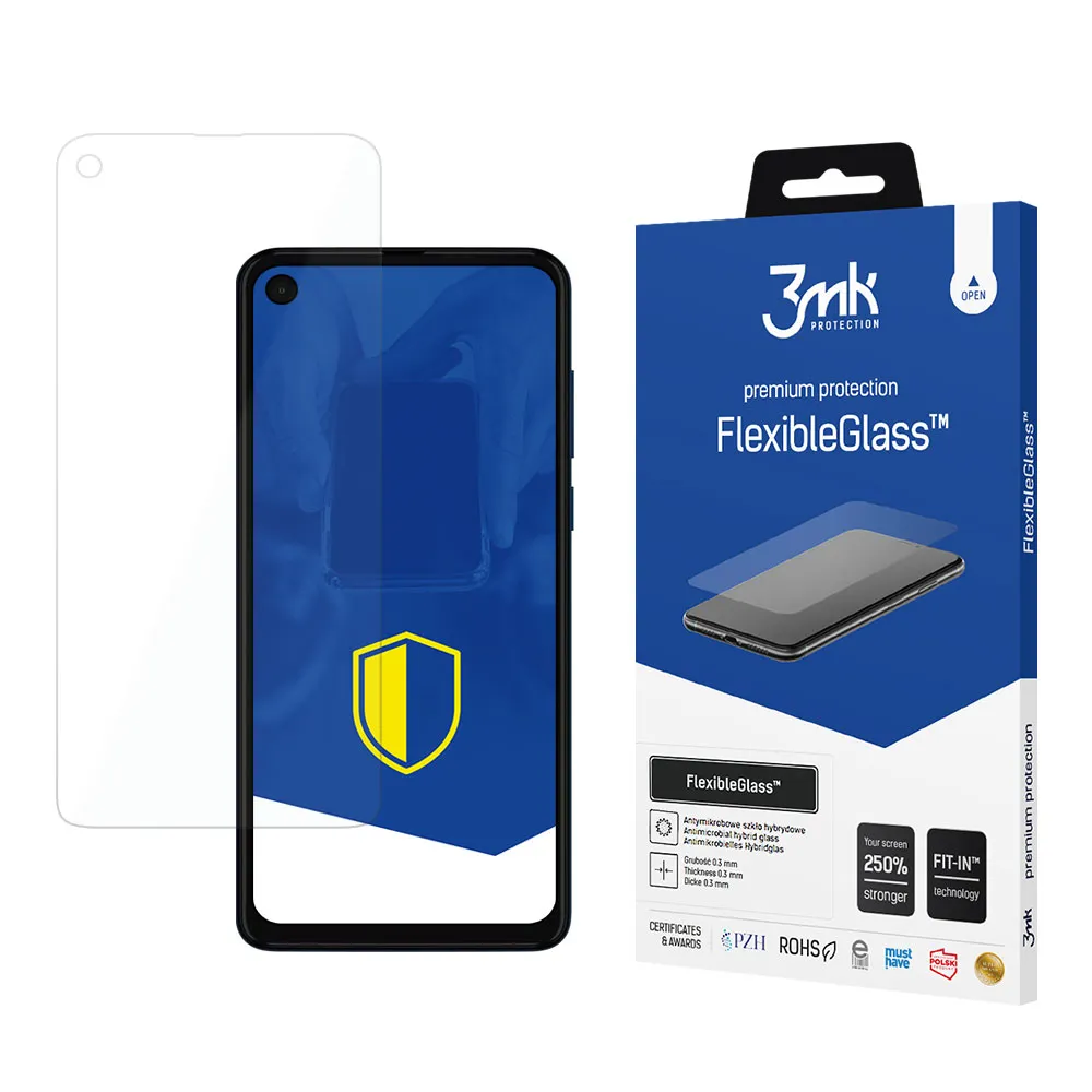 Verre hybride incassable sur Motorola One Vision - 3mk FlexibleGlass™