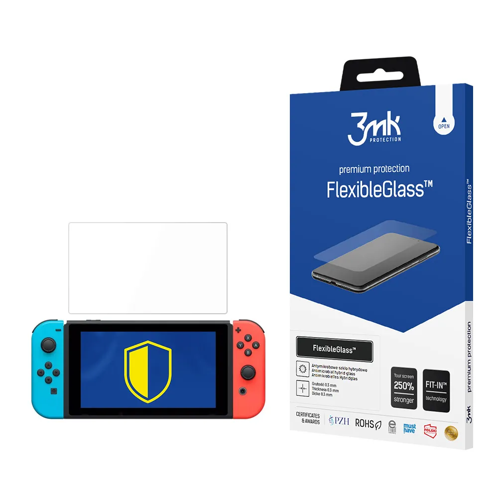 Verre hybride incassable pour Nintendo Switch - 3mk FlexibleGlass