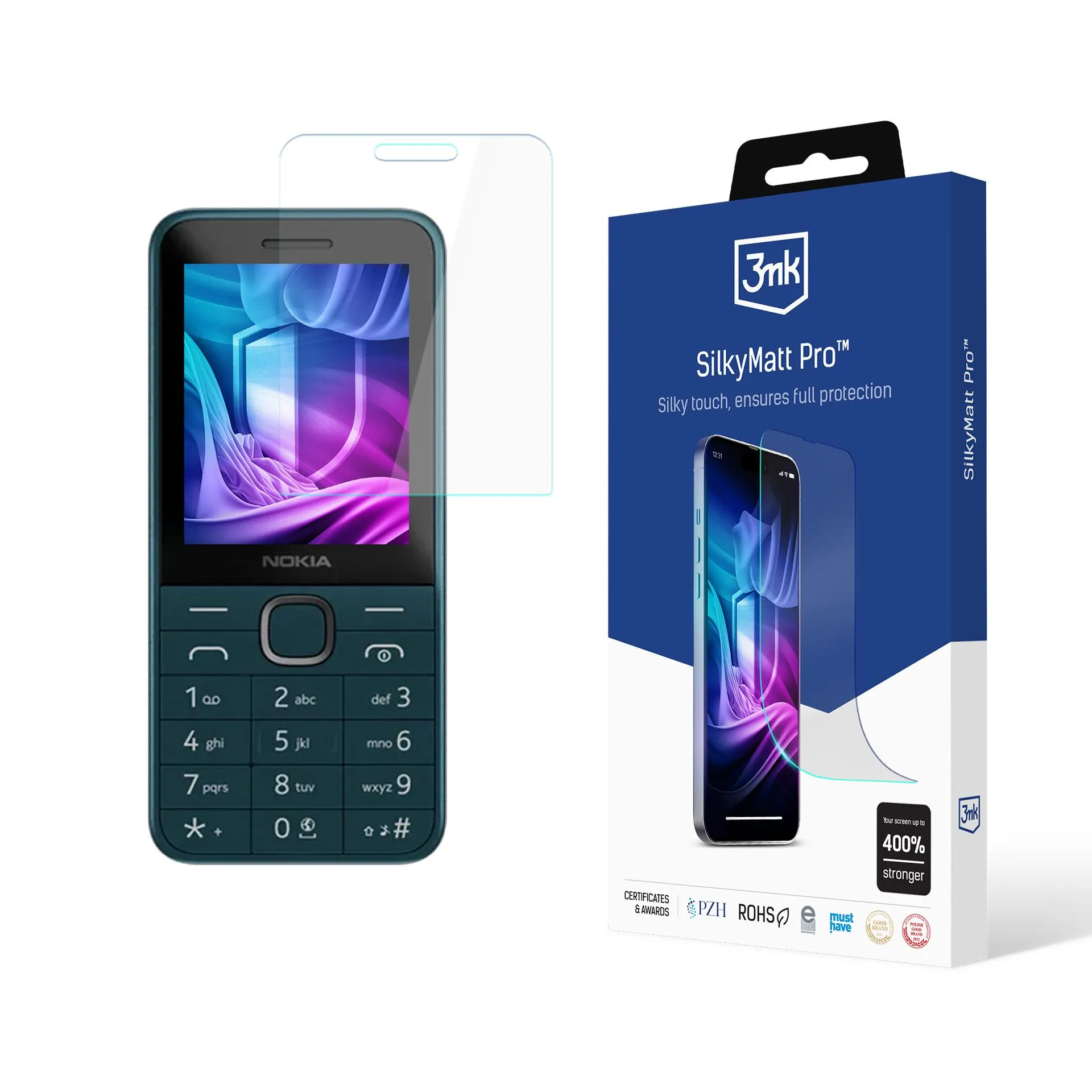 Film mat Nokia 225 4G (2024) - 3mk SilkyMatt Pro