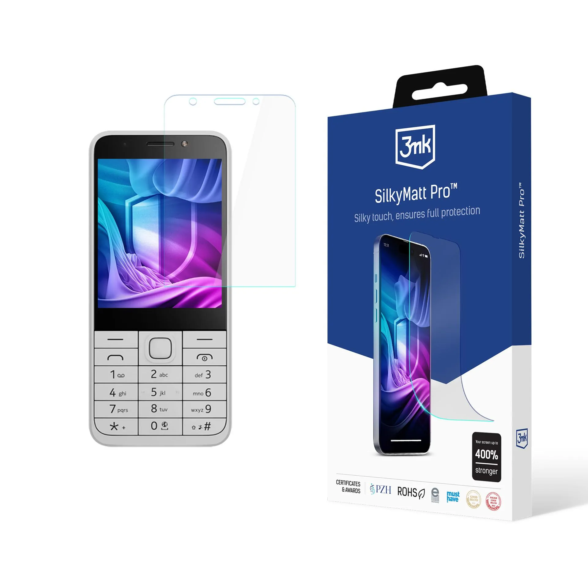 Film mat Nokia 230 DualSim 2024 - 3mk SilkyMatt Pro