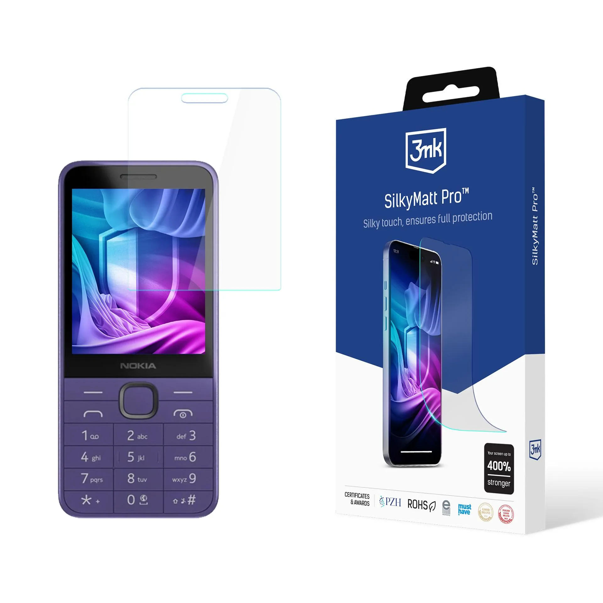 Film mat Nokia 235 4G / 215 4G - 3mk SilkyMatt Pro