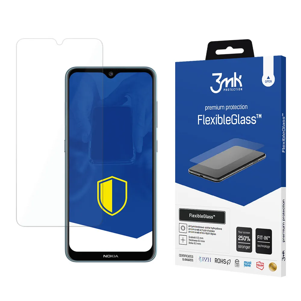 Verre hybride incassable sur Nokia 7.2 - 3mk FlexibleGlass™