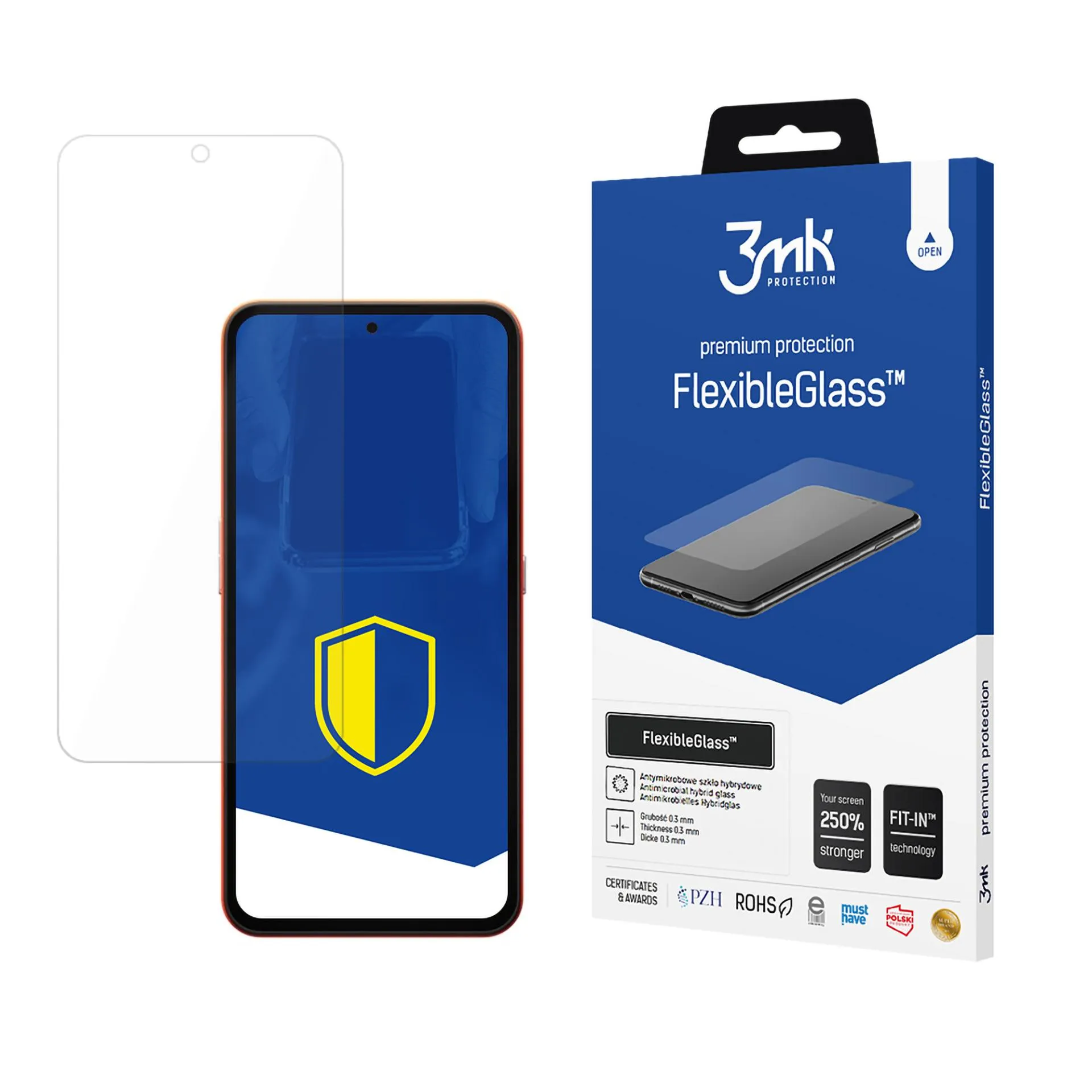 Verre hybride incassable sur Nothing CMF Phone 1 - 3mk FlexibleGlass™