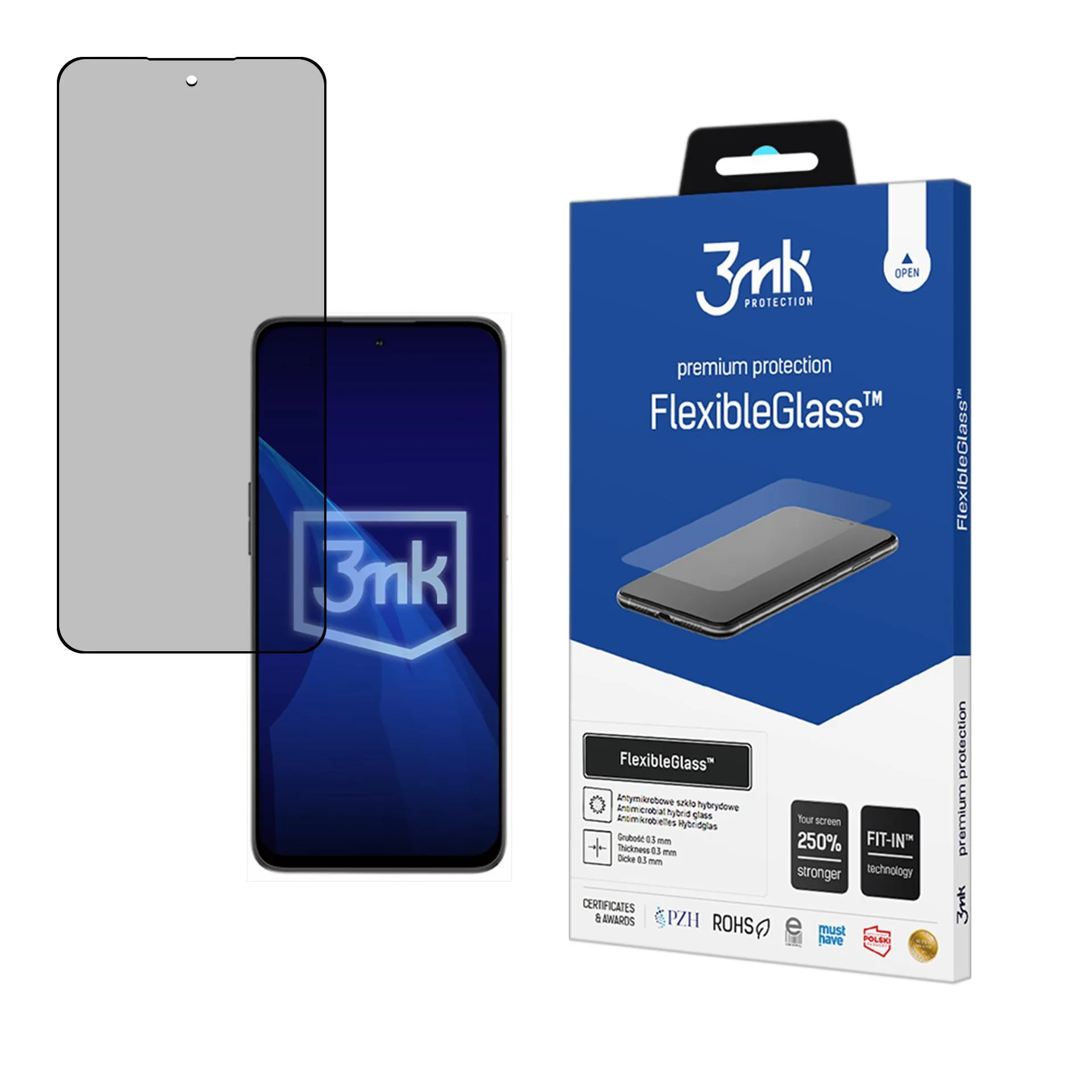 Verre hybride anti-casse pour Nubia Neo 2 5G - 3mk FlexibleGlass™