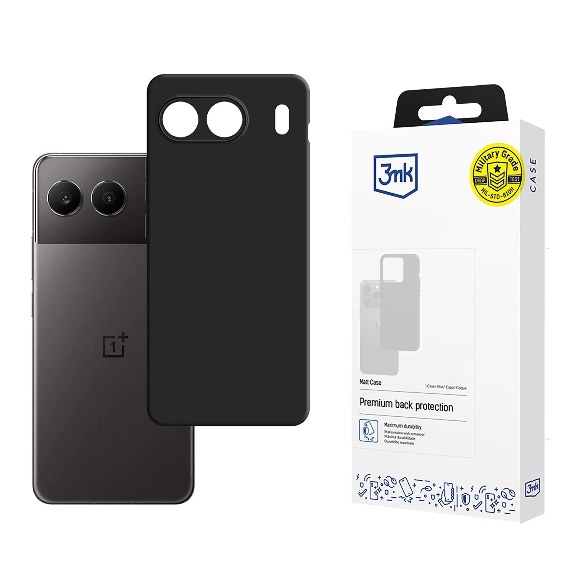Coque pour OnePlus Nord 4 - 3mk Matt Case Noir