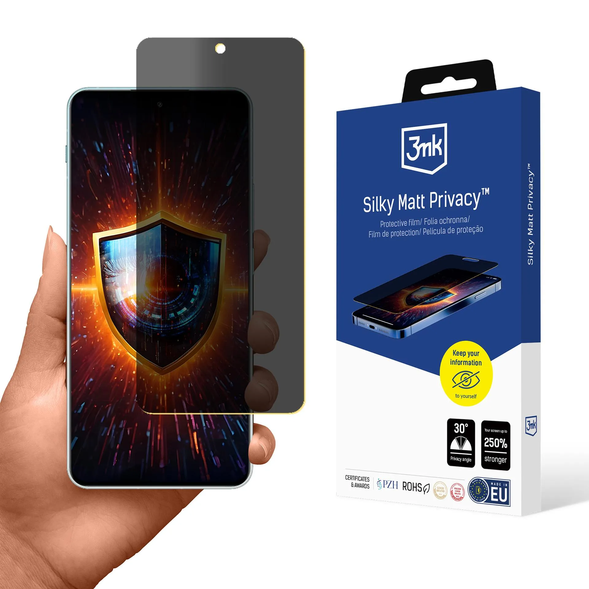 Film anti-espion pour OnePlus Nord 4 - 3mk Silky Matt Privacy