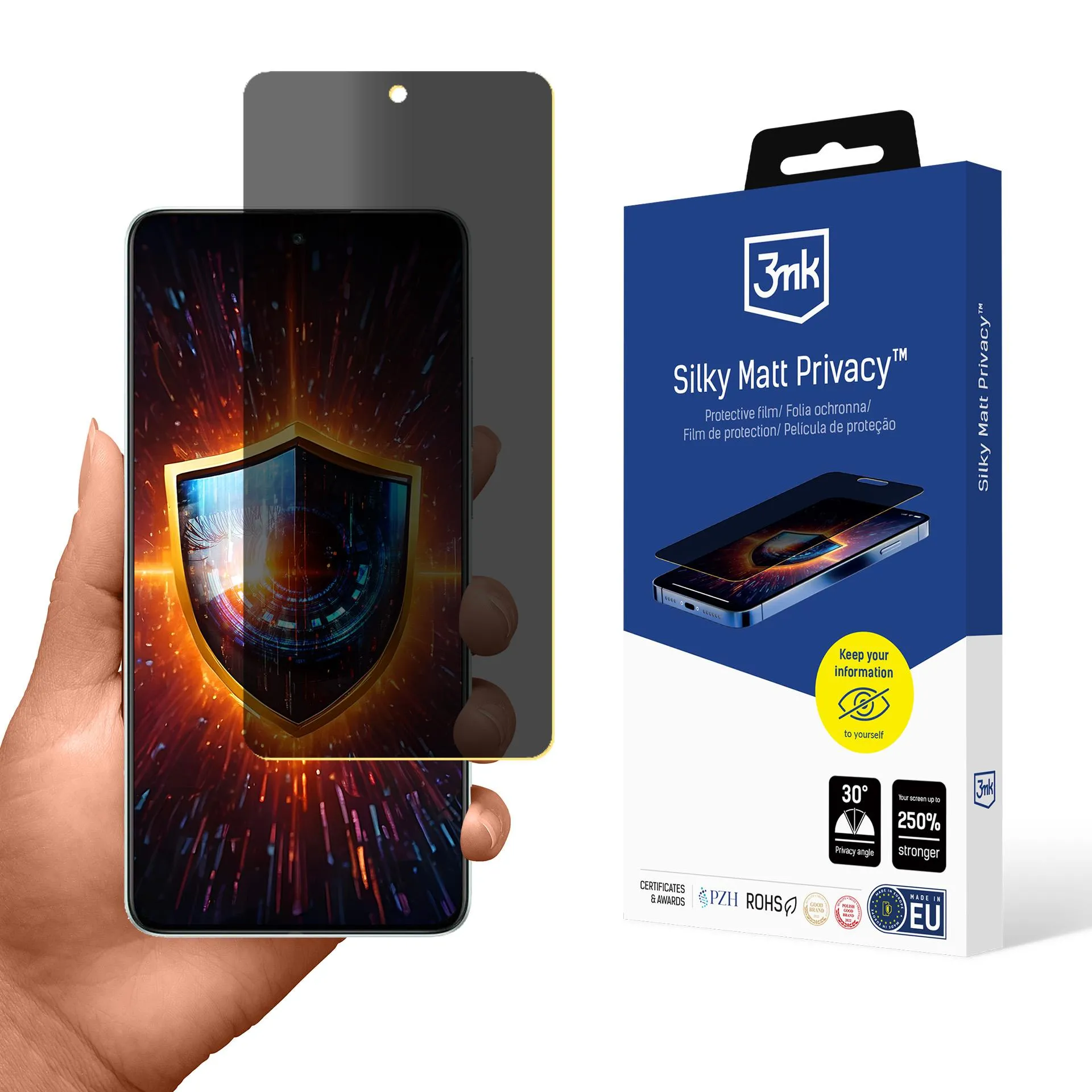Film anti-espion pour OnePlus Nord CE 4 - 3mk Silky Matt Privacy