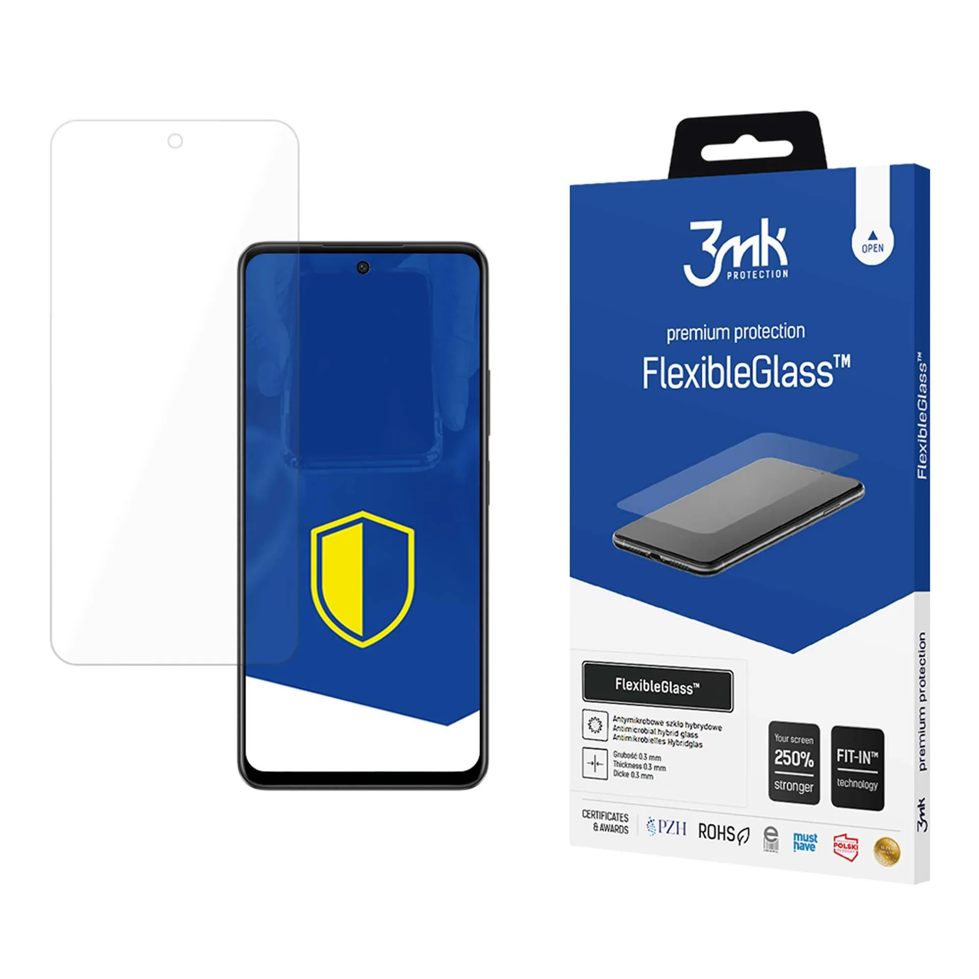 Verre hybride incassable sur Oppo A80 - 3mk FlexibleGlass™