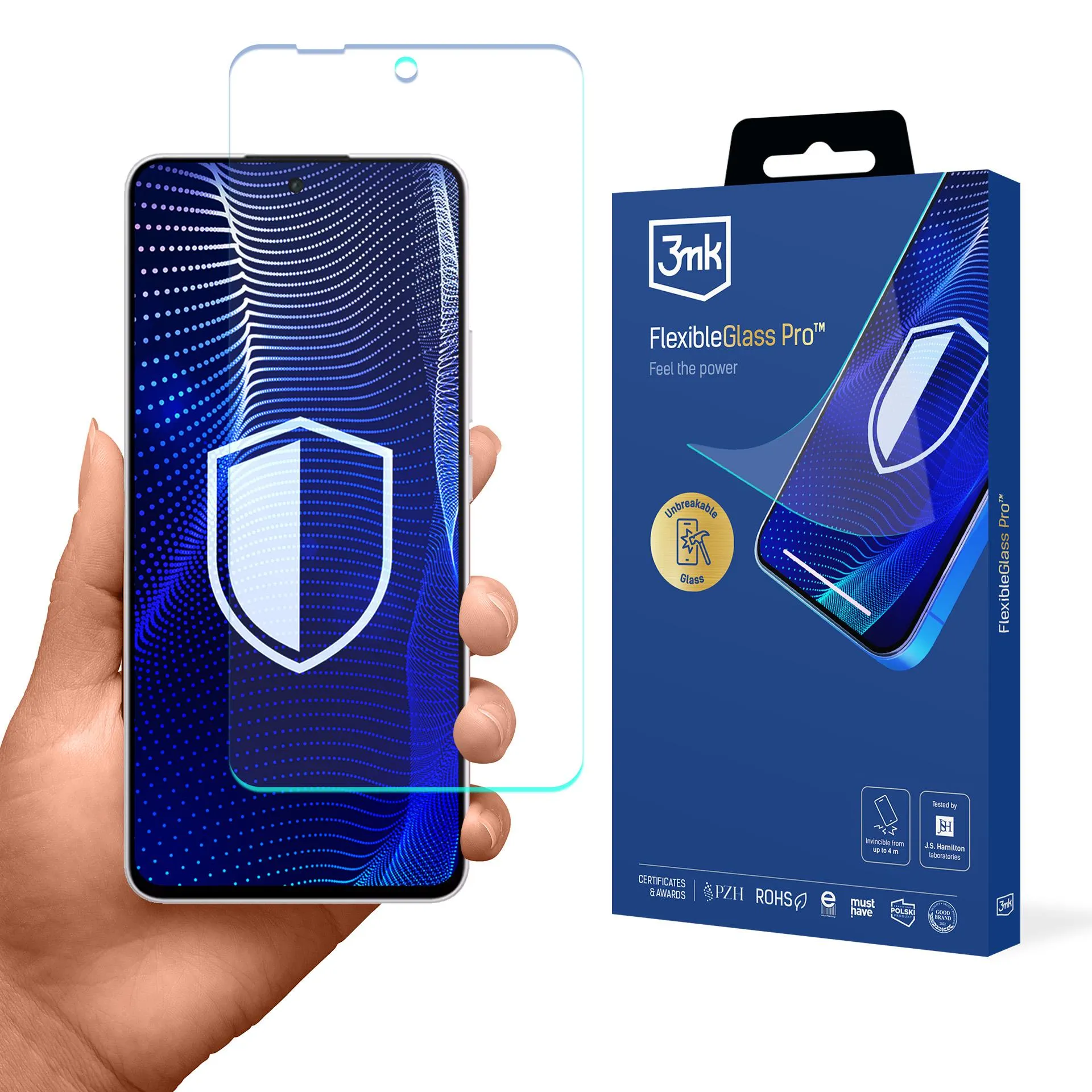 Verre incassable pour Oppo Reno 13F 4G/5G - 3mk FlexibleGlass Pro