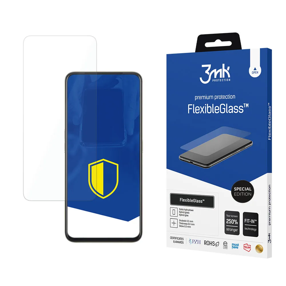 Verre hybride incassable pour Oppo Reno 2Z - 3mk FlexibleGlass