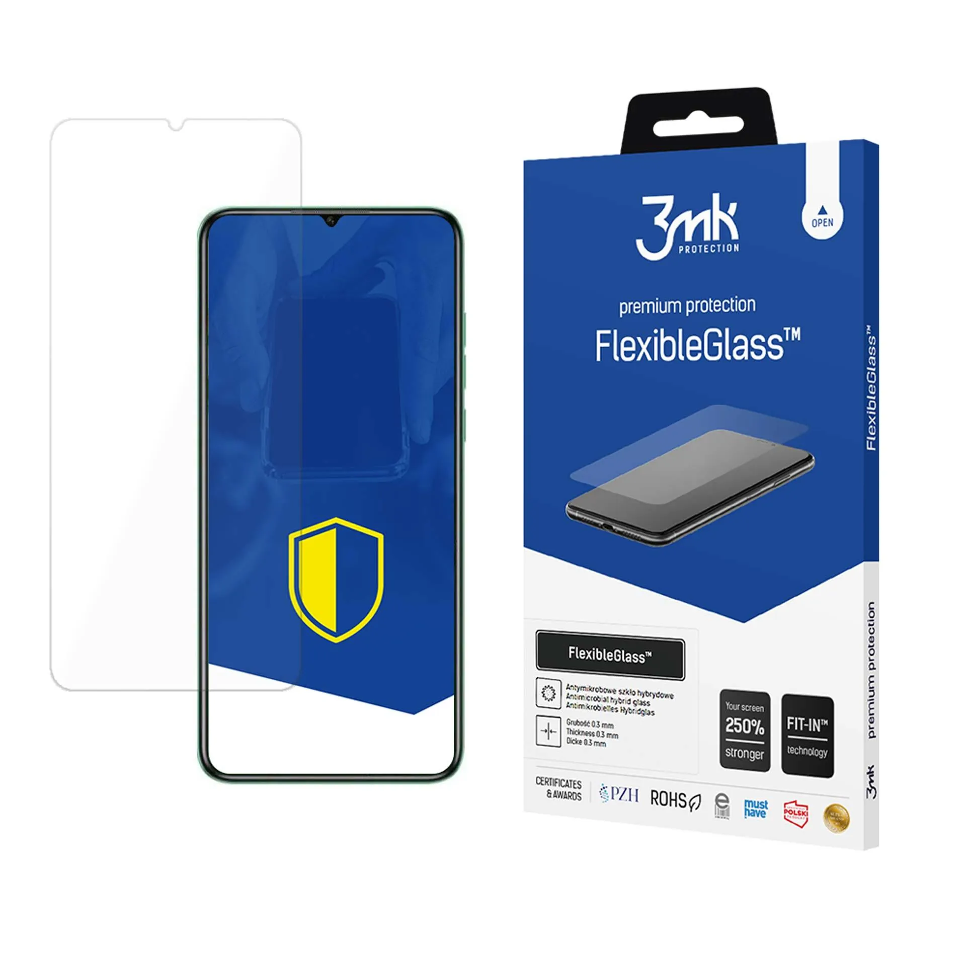 Verre hybride incassable sur Oukitel C53 - 3mk FlexibleGlass™