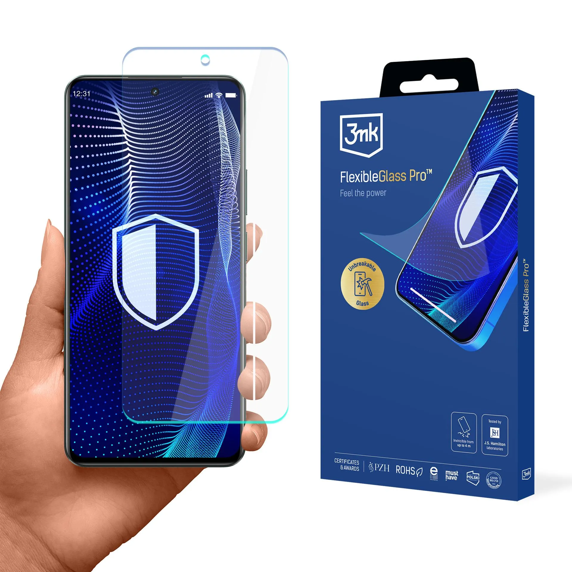 Verre incassable pour Realme 12 4G - 3mk FlexibleGlass Pro