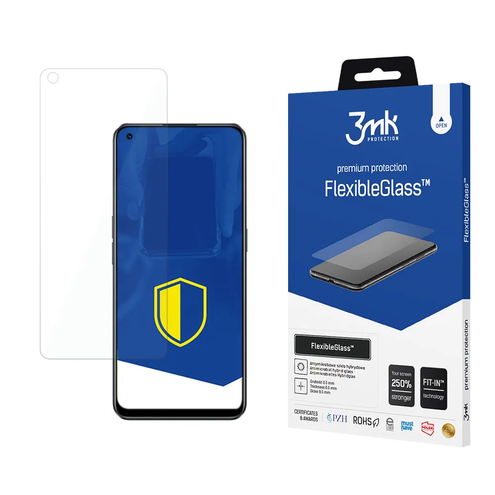 Verre hybride incassable sur Realme 9 4G - 3mk FlexibleGlass™