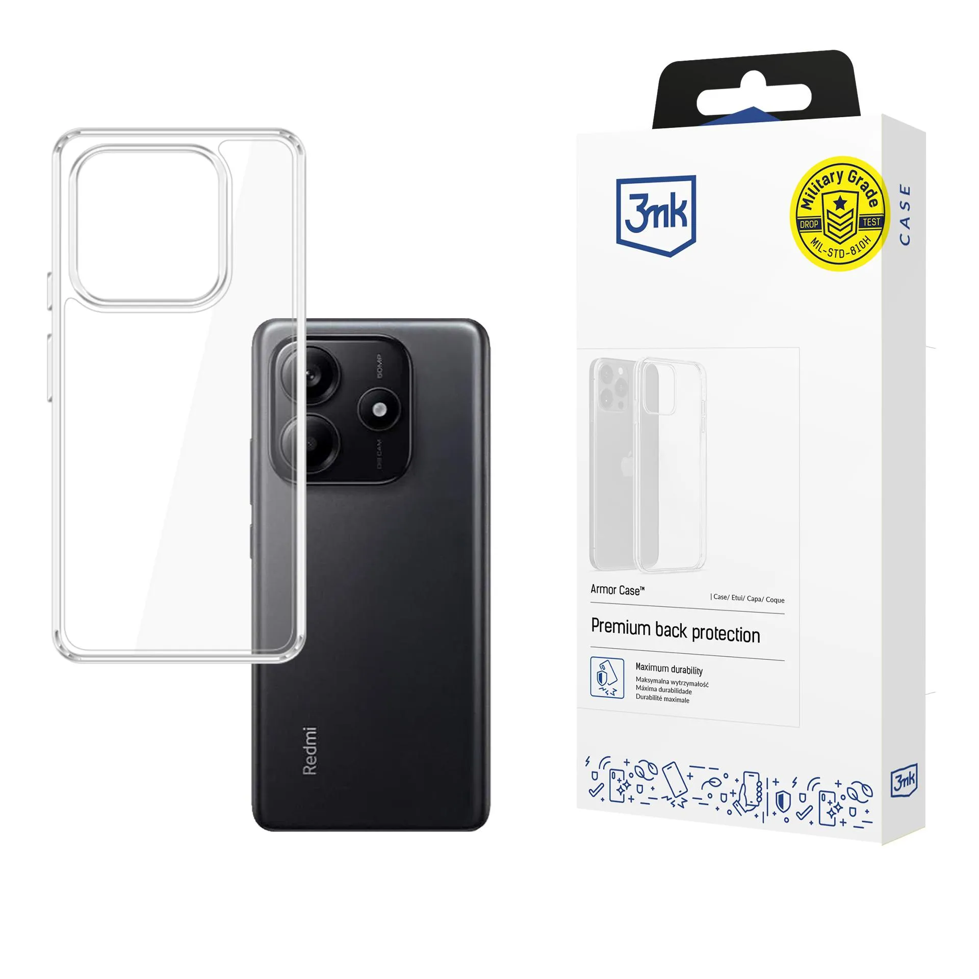 Coque blindée pour Redmi Note 14 5G - 3mk Armor Case