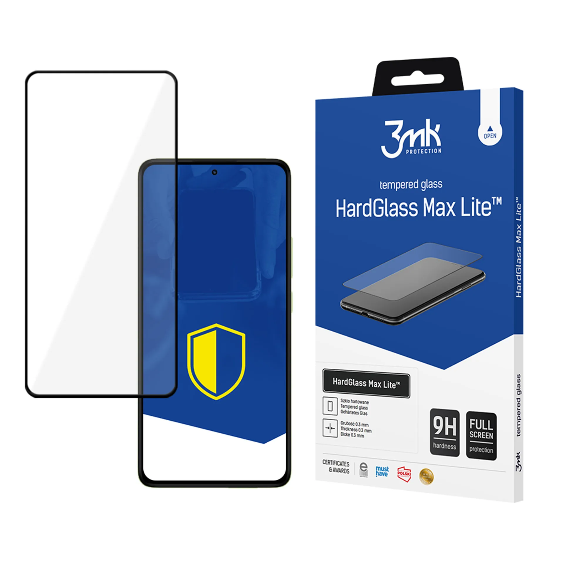 Verre trempé pour Redmi Note 14 Pro/Pro+ - 3mk HardGlass Max Lite