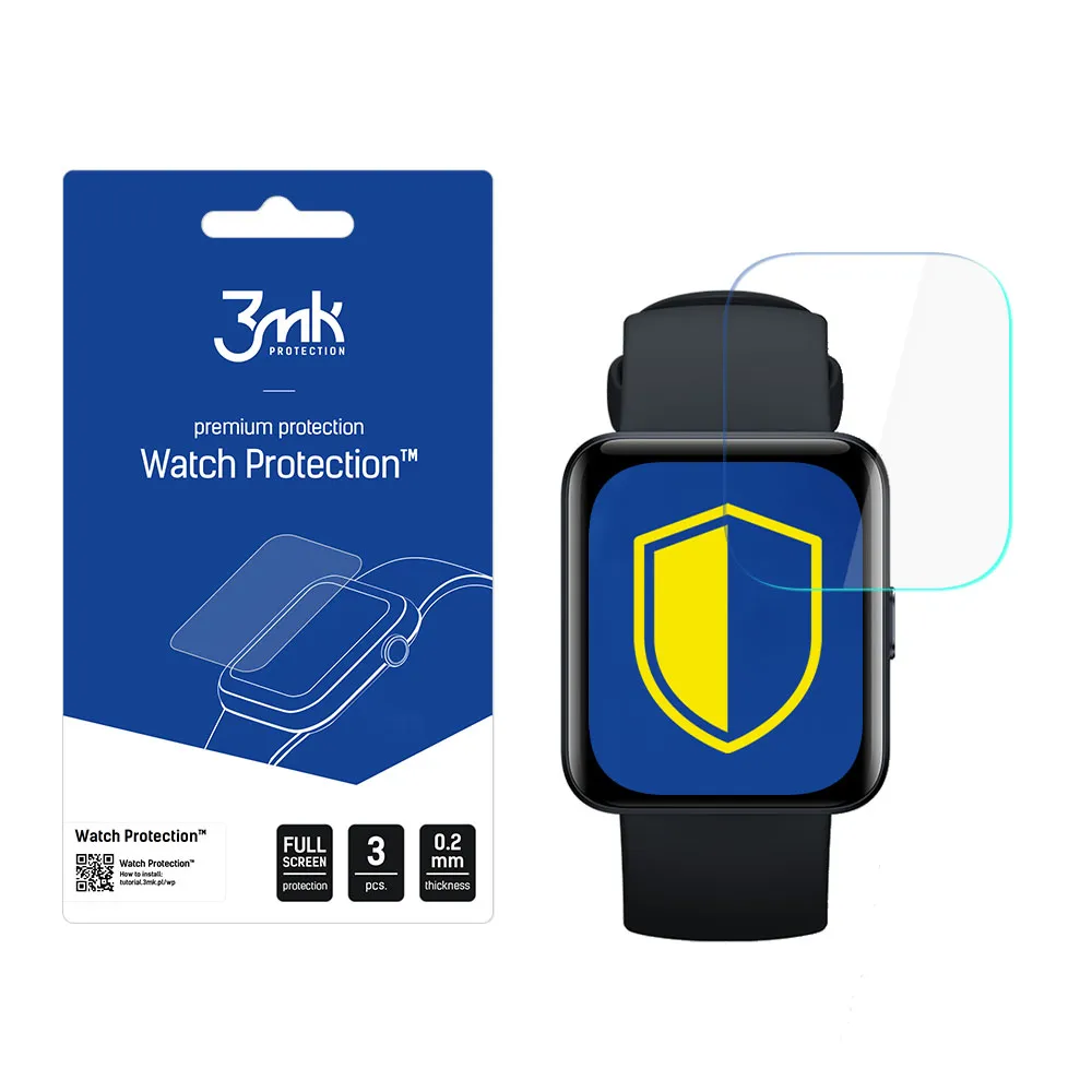 Film de protection pour montre connectée Redmi Watch 2 Lite - 3mk Watch Protection