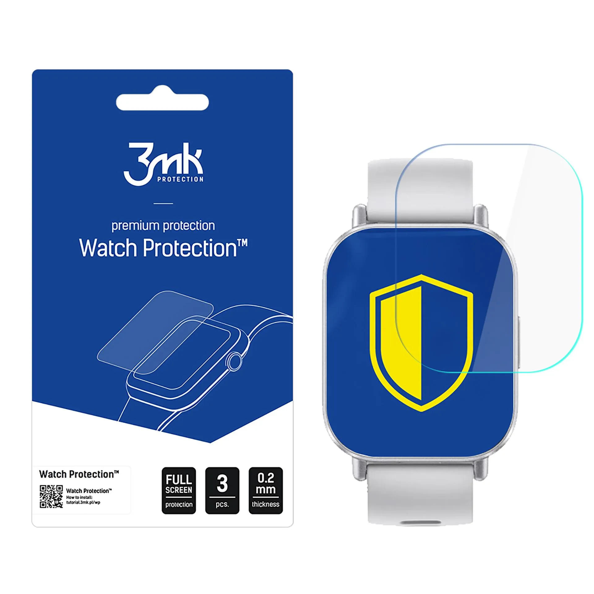 Verre de protection pour montre connectée Redmi Watch 5 Active - 3mk Watch Protection